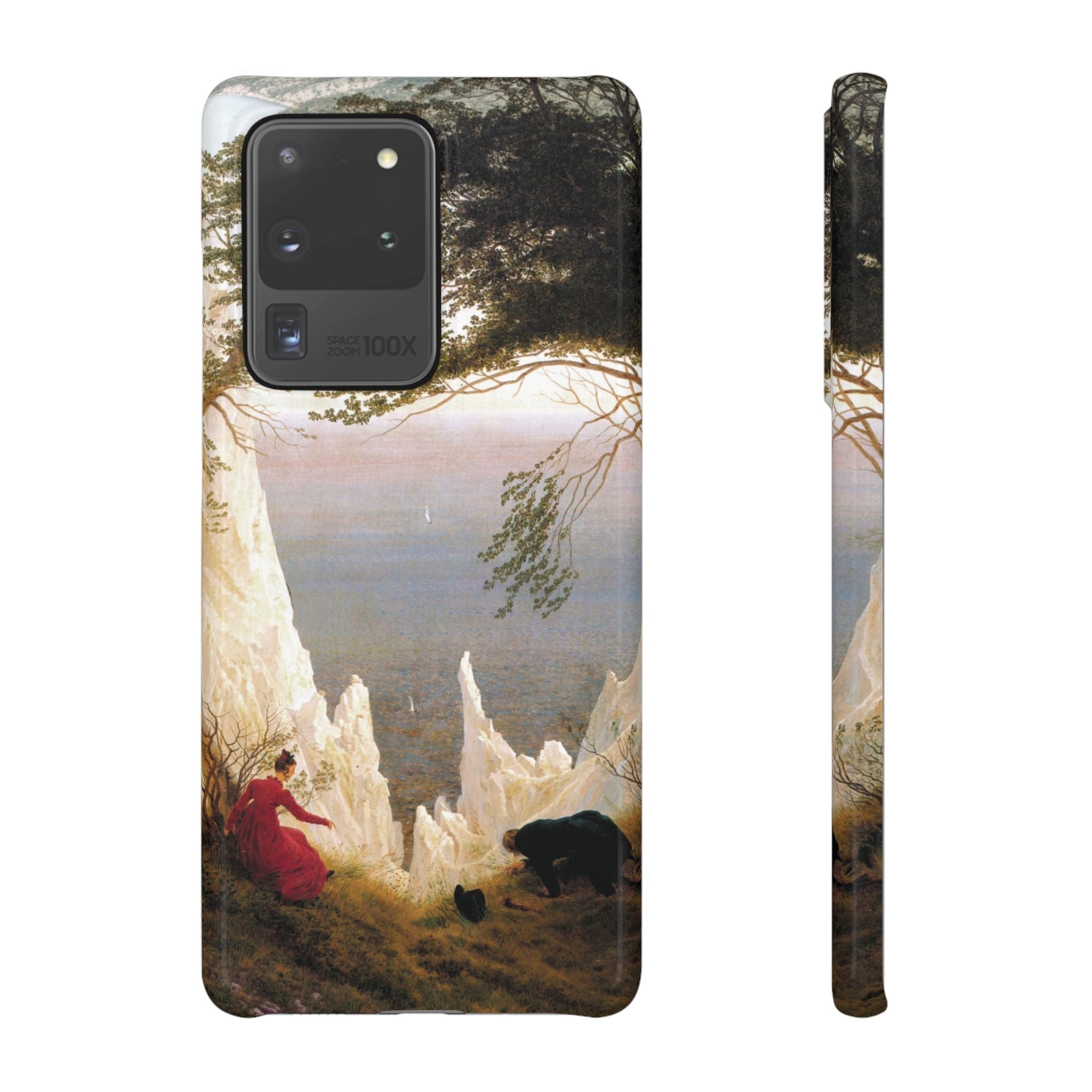 Chalk Cliffs on Rügen by Caspar David Friedrich - Samsung Slim Case
