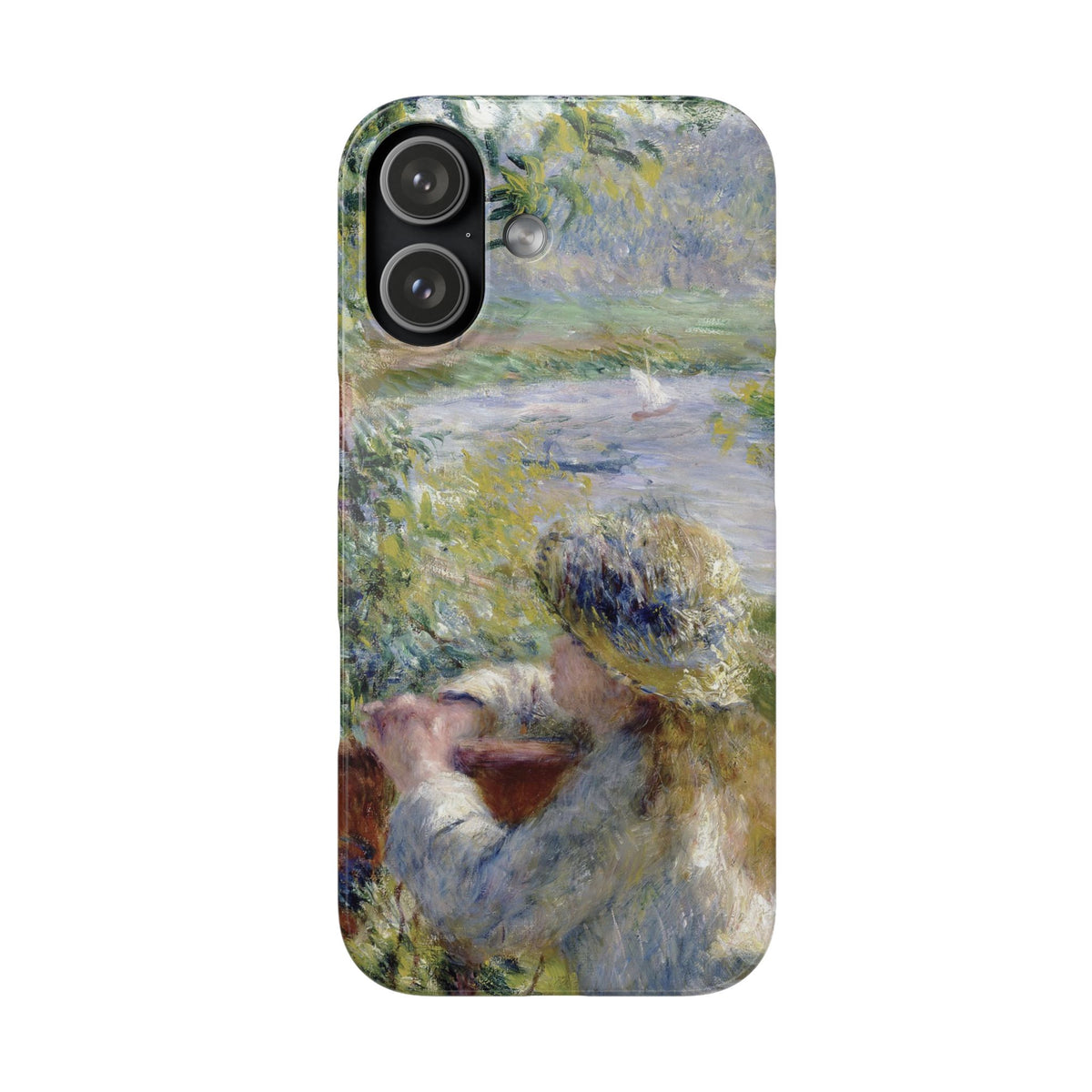 By the Water by Pierre Auguste Renoir - iPhone Slim Case