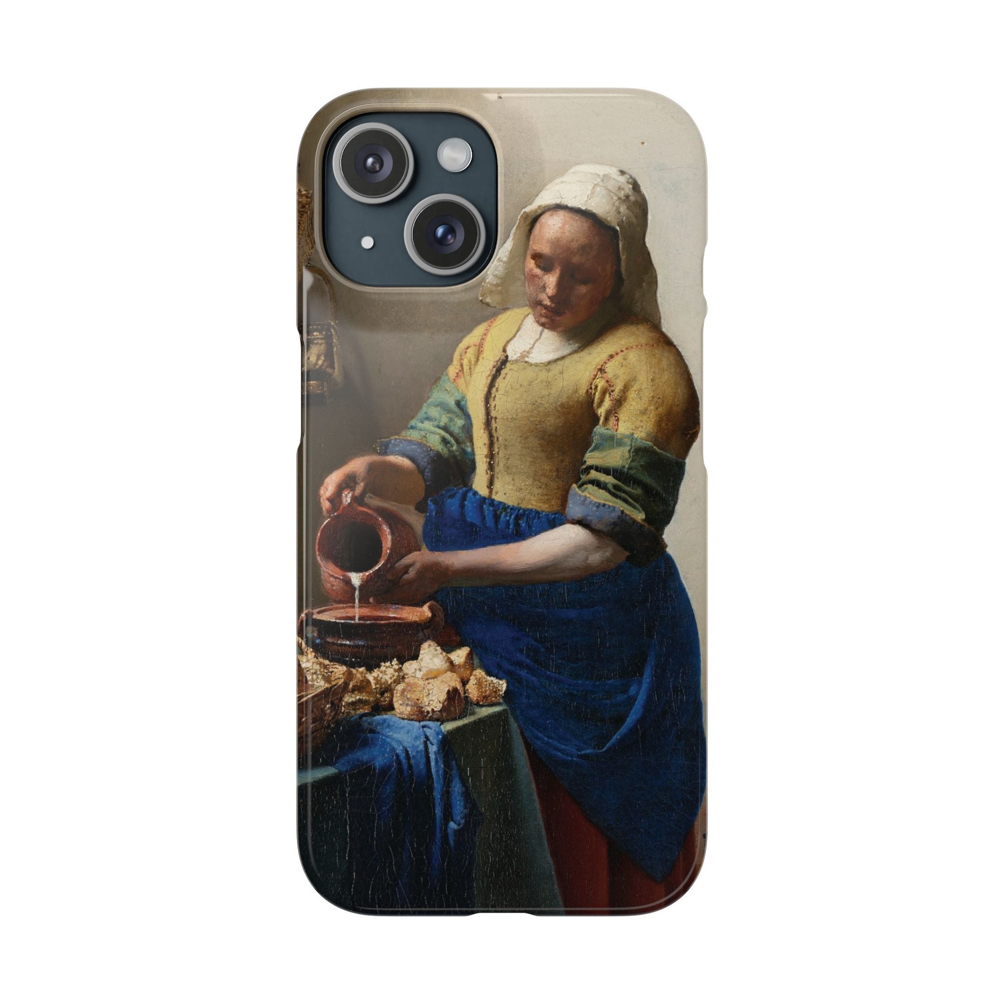 The Milkmaid by Johannes Vermeer - iPhone Slim Case