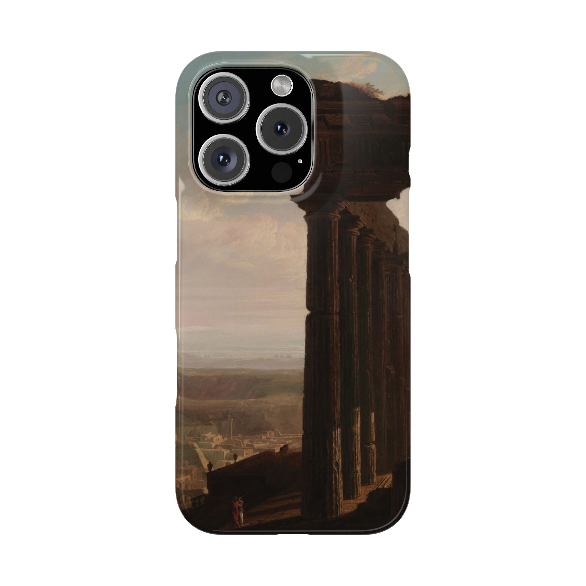 Ruins of an Ancient City by John Martin - iPhone Slim Case