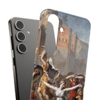 The Intervention of the Sabine Women by Jacques-Louis David - Samsung Slim Case