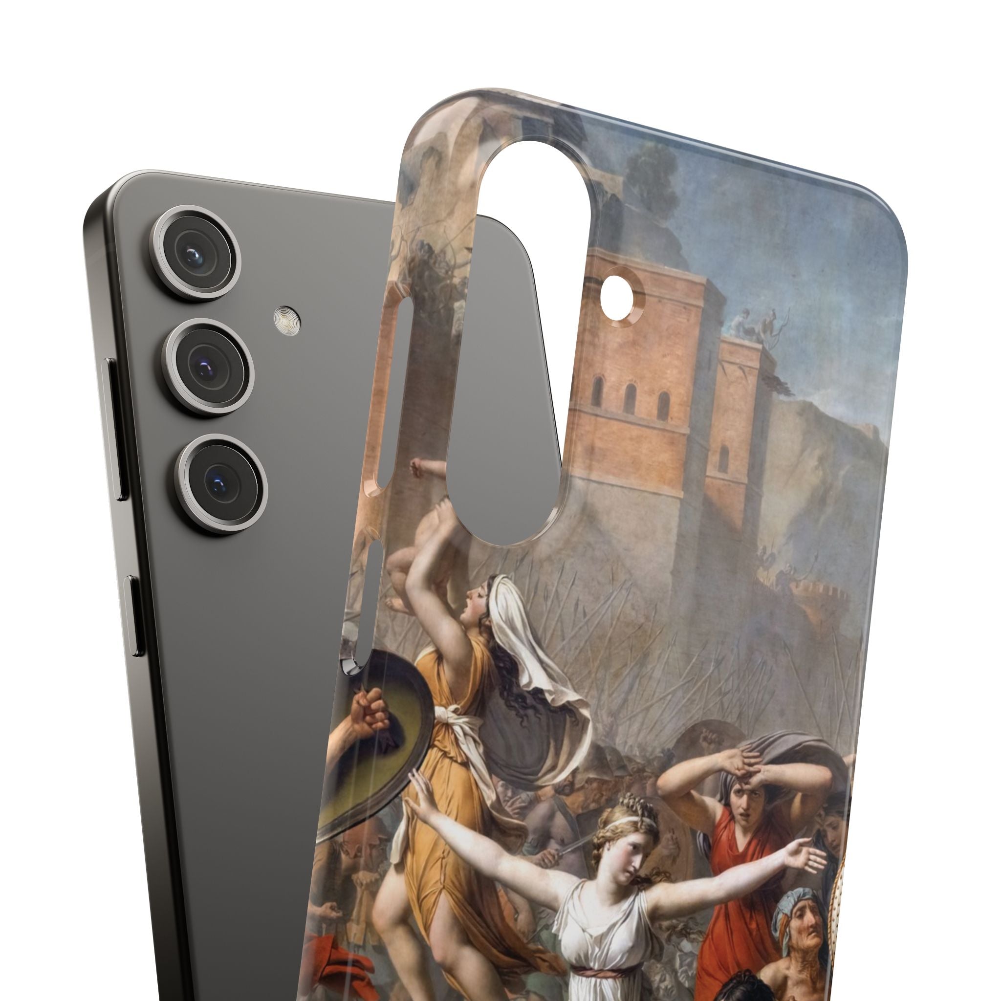 The Intervention of the Sabine Women by Jacques-Louis David - Samsung Slim Case