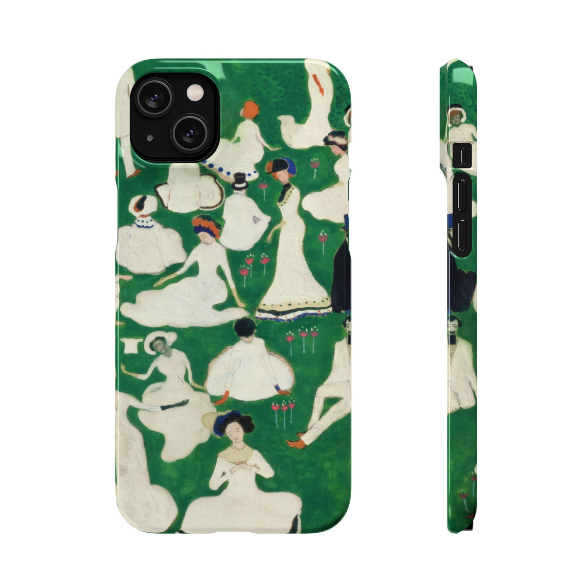 Rest Society in Top Hats by Kazimir Malevich - iPhone Slim Case