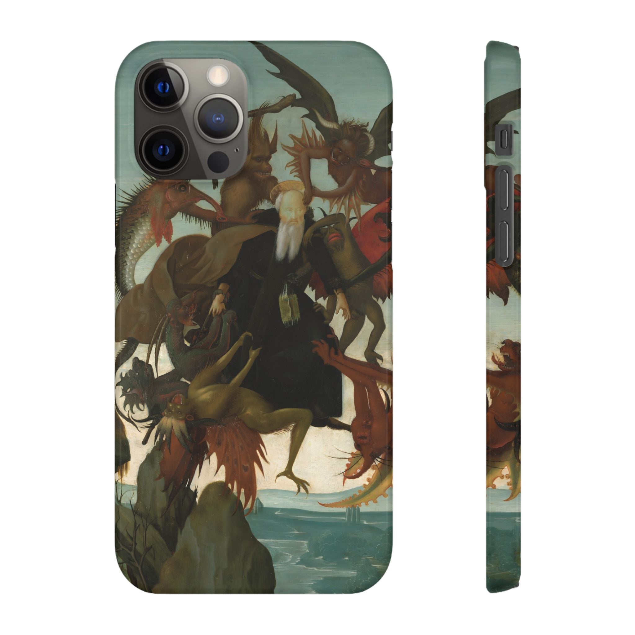 The Torment of Saint Anthony by Michelangelo Buonarroti - iPhone Slim Case