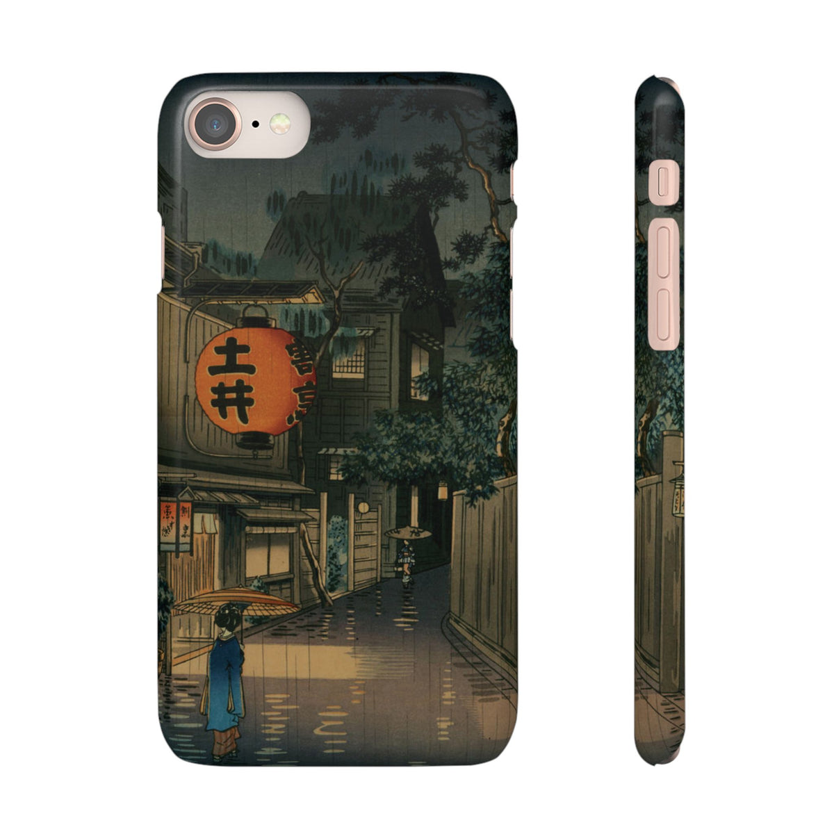 Evening at Ushigome by Tsuchiya Koitsu - iPhone Slim Case