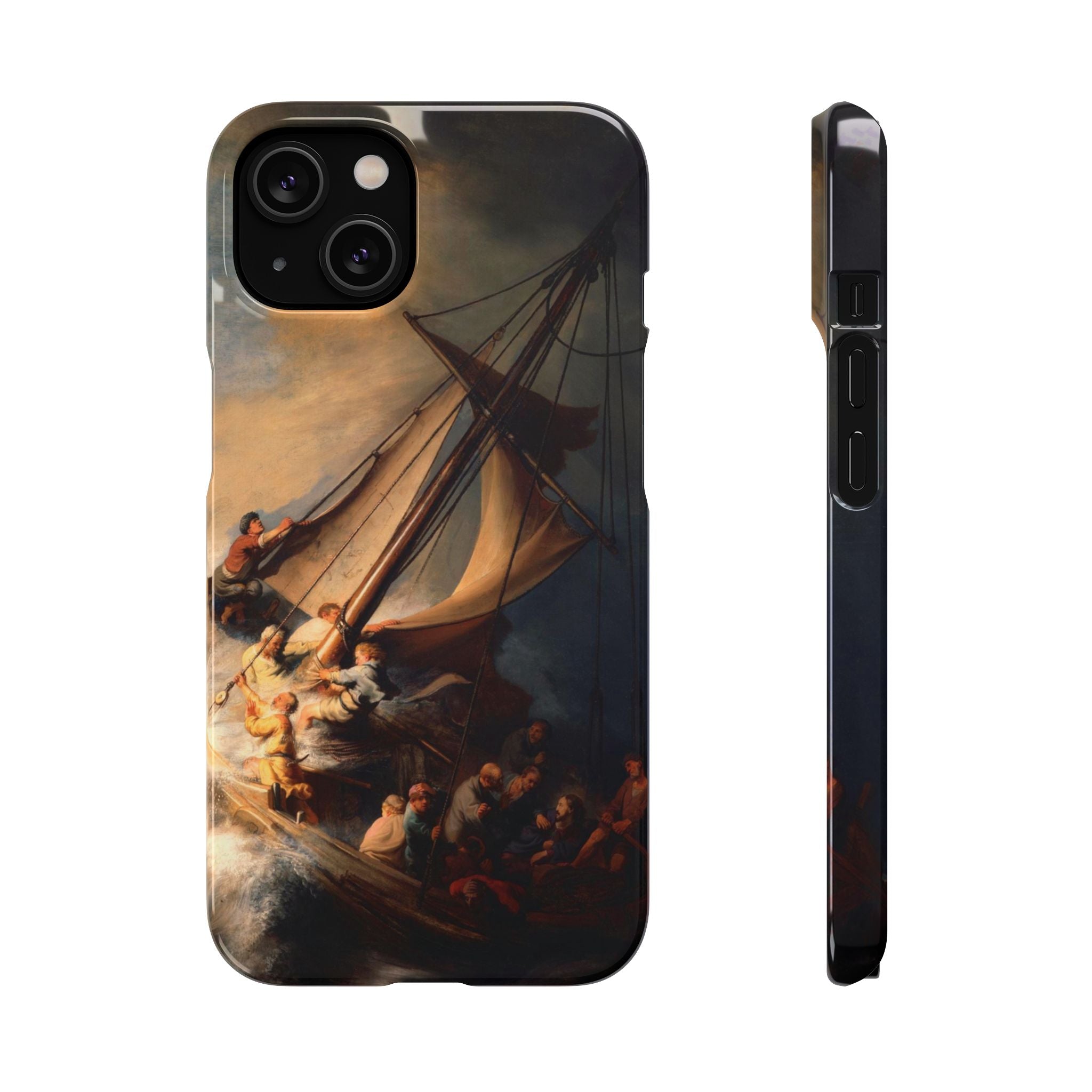 The Storm on the Sea of Galilee by Rembrandt - iPhone Slim Case