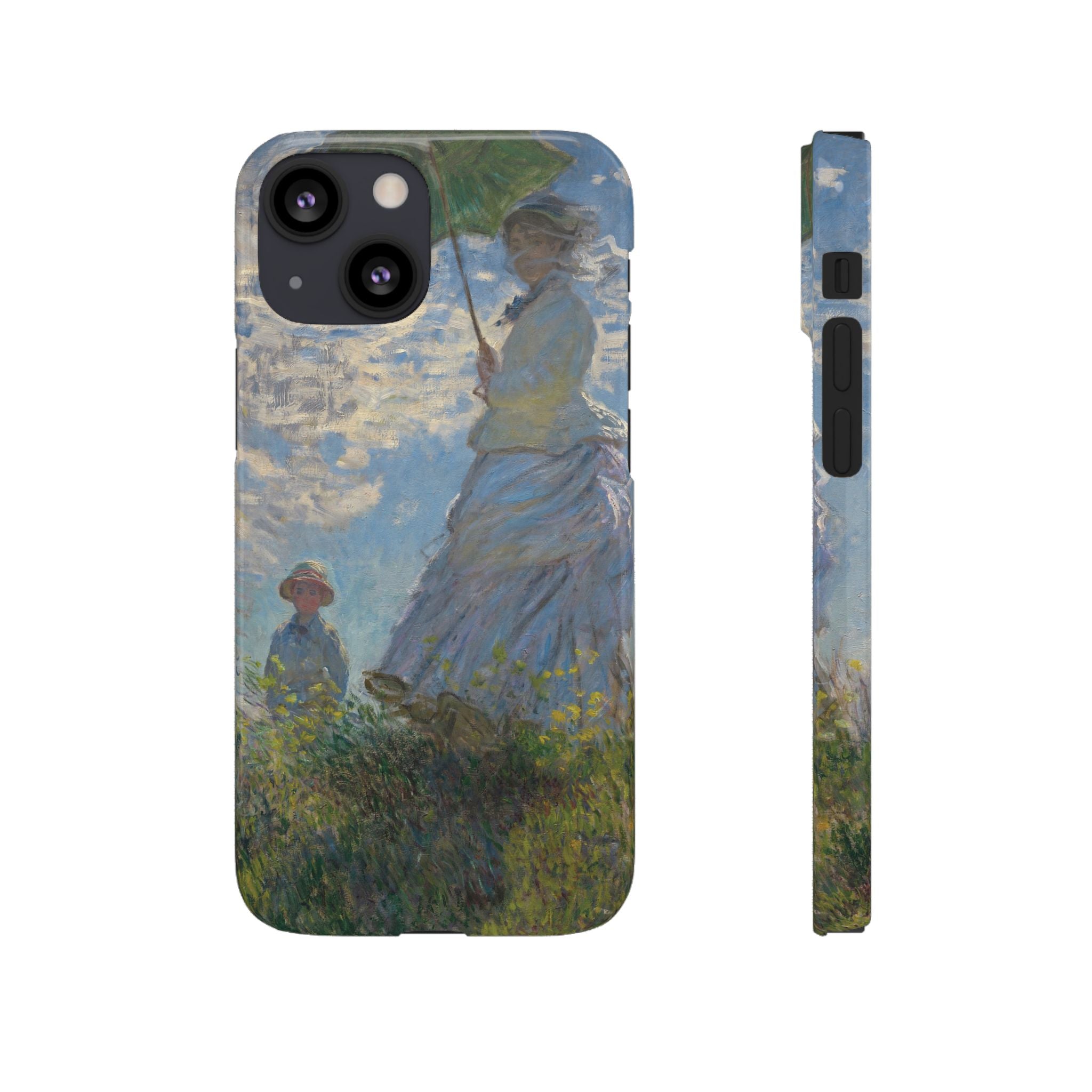 Madame Monet and Her Son by Claude Monet - iPhone Slim Case