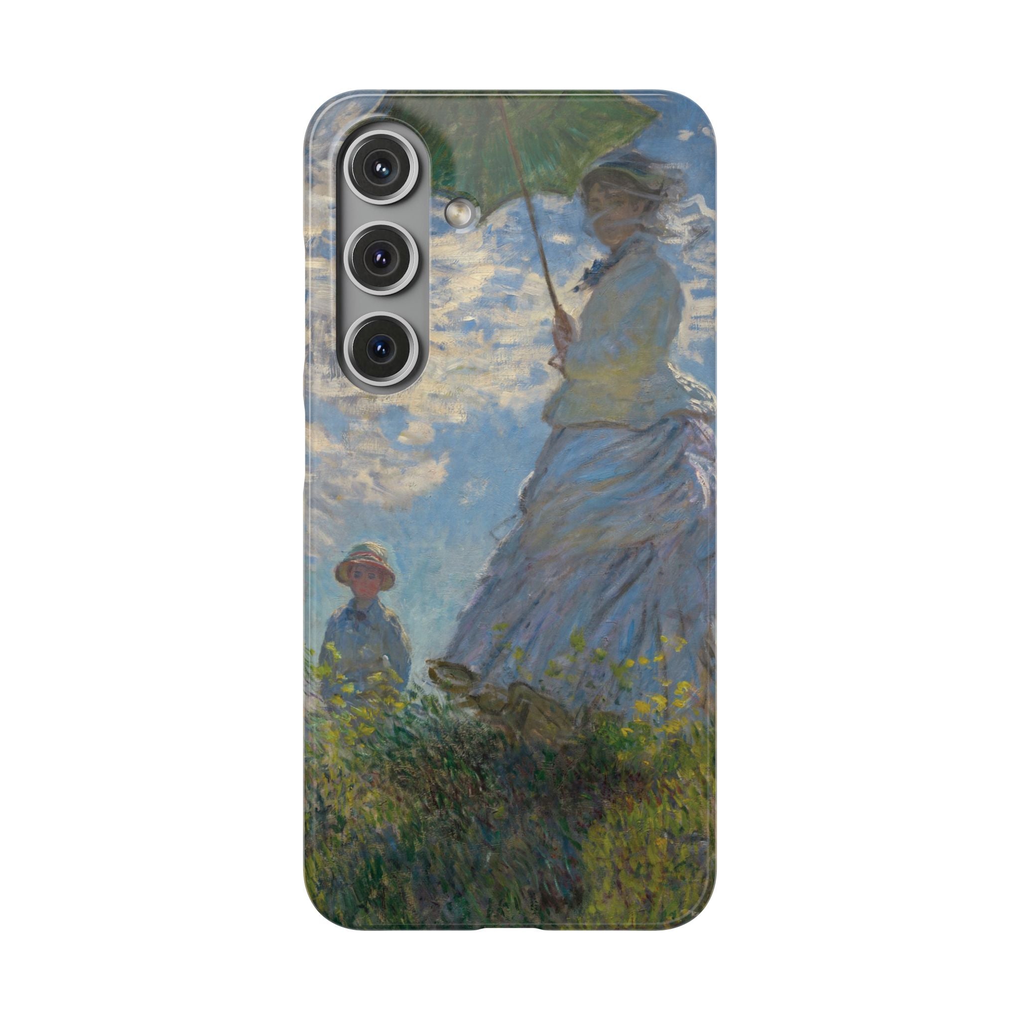 Madame Monet and Her Son by Claude Monet - Samsung Slim Case