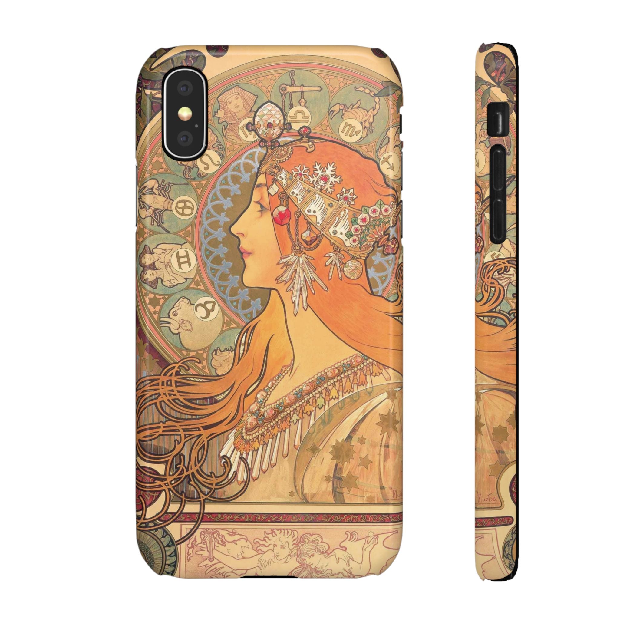 Zodiac by Alphonse Mucha - iPhone Slim Case