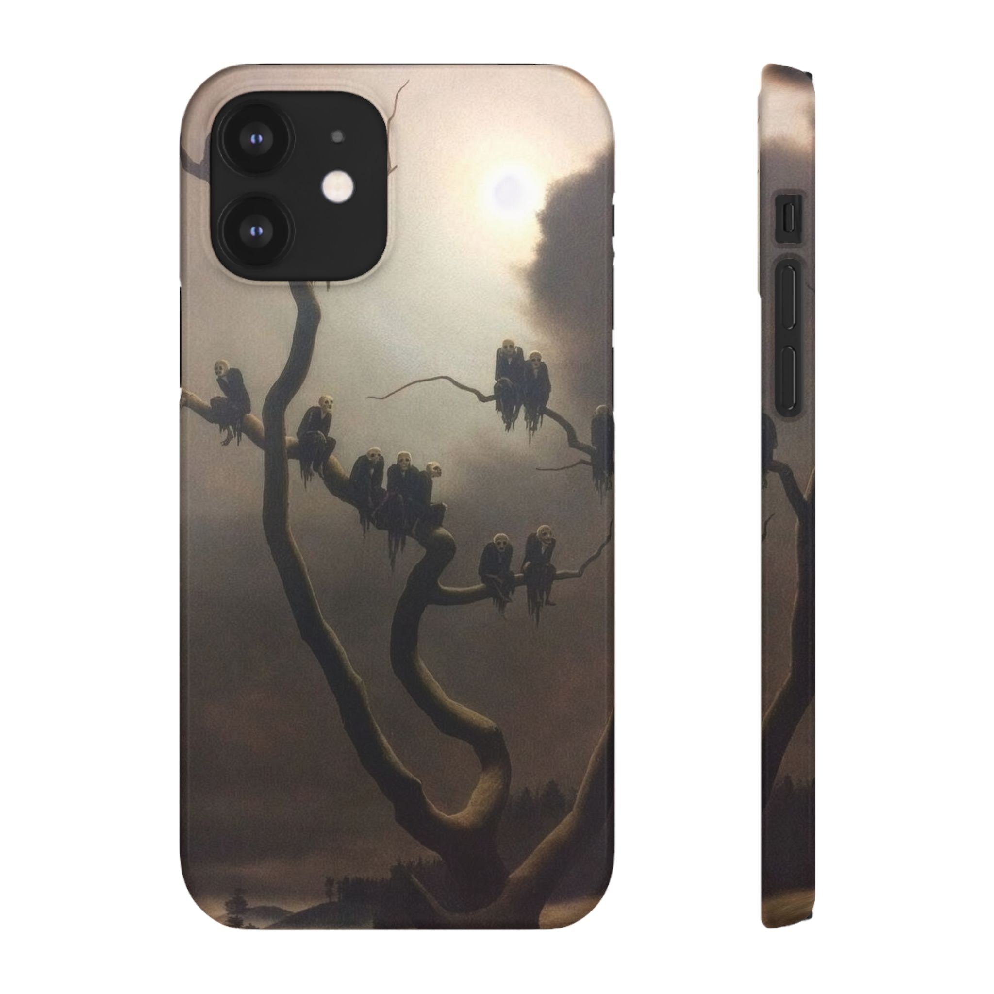 Ghosts on a Tree by Franz Sedlacek - iPhone Slim Case
