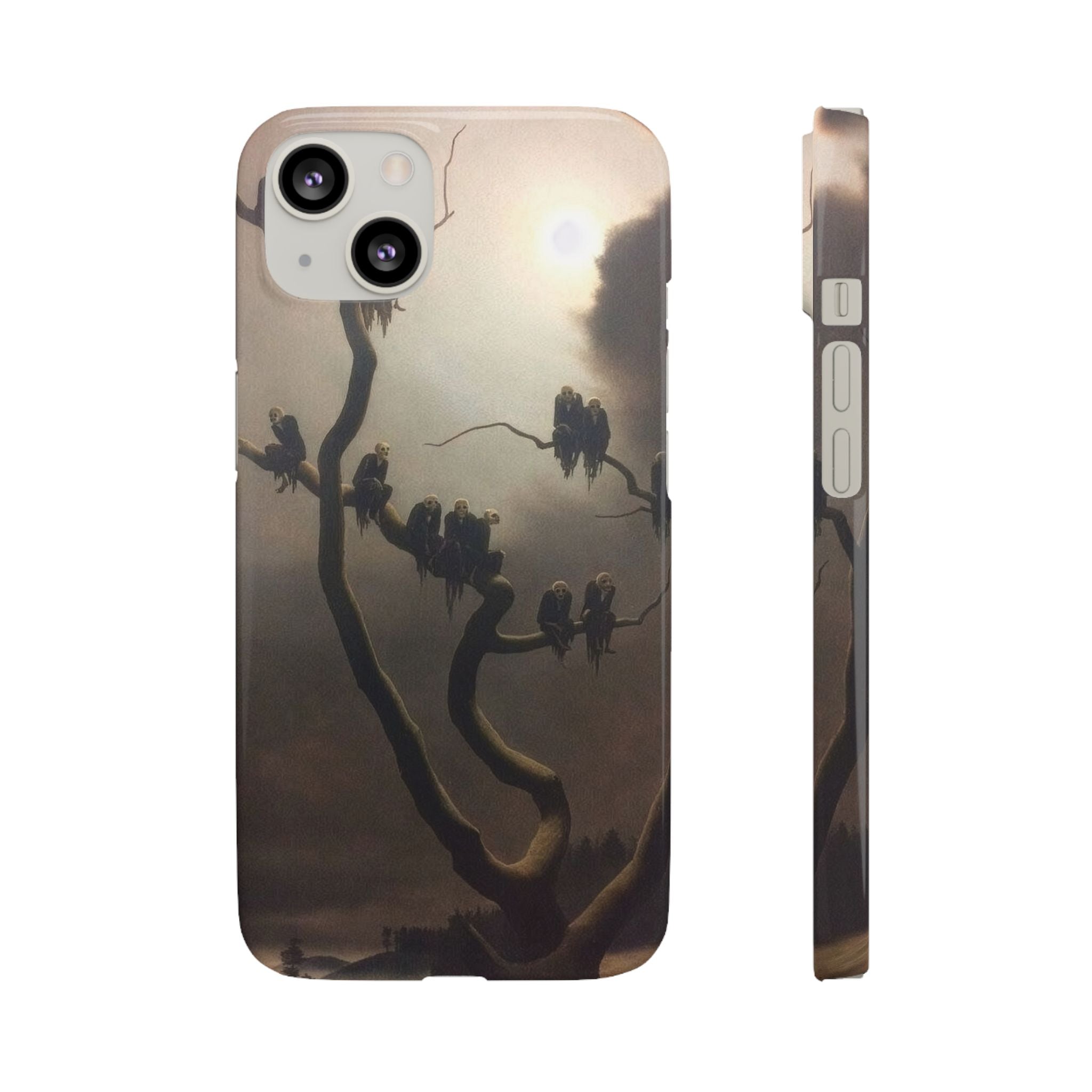 Ghosts on a Tree by Franz Sedlacek - iPhone Slim Case