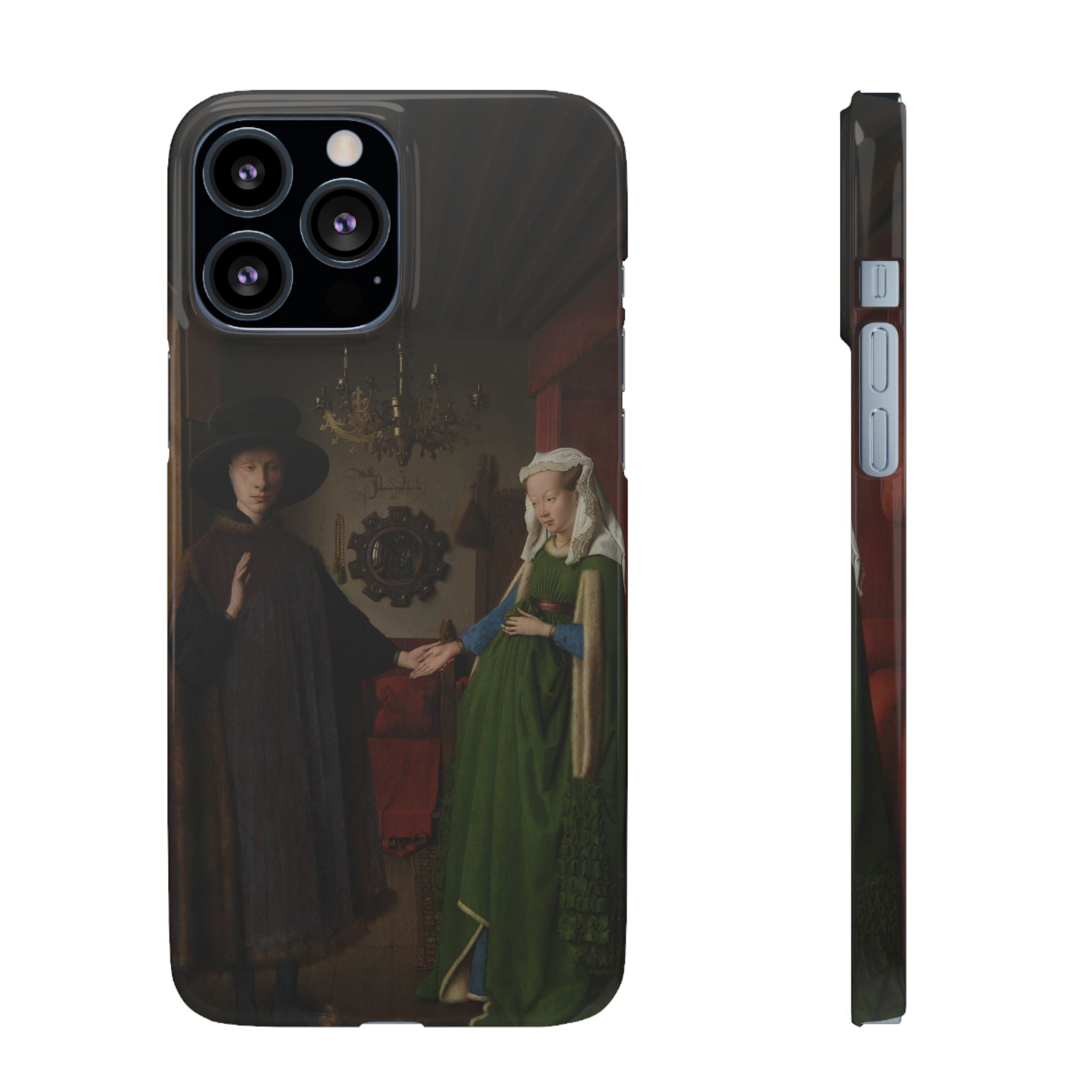 The Arnolfini Portrait by Jan van Eyck - iPhone Slim Case