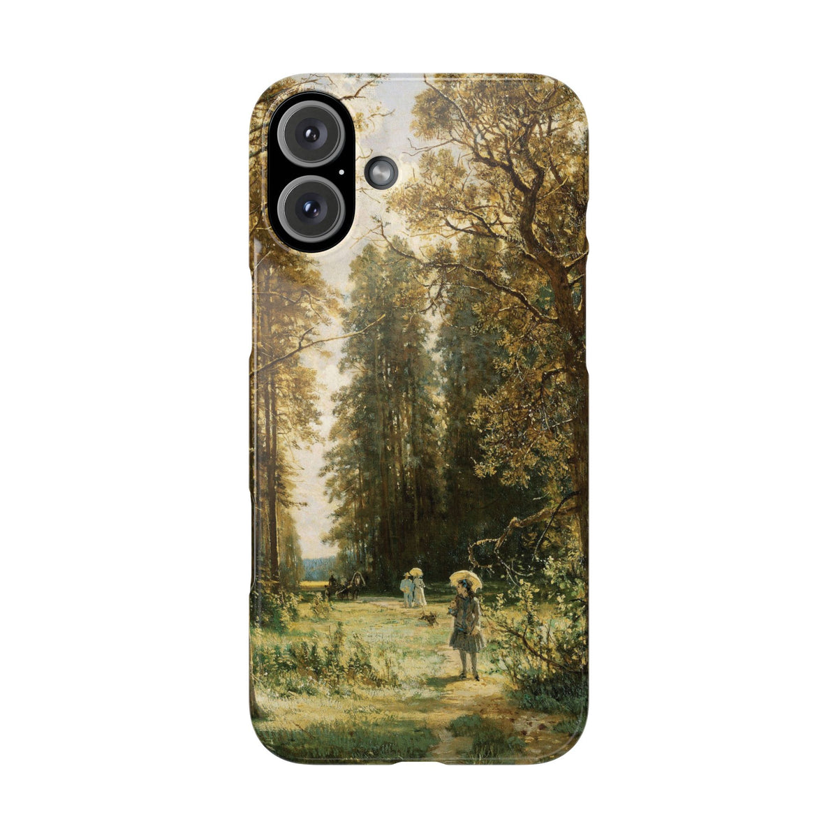 The Path in the Forest by Ivan Ivanovich Shishkin - iPhone Slim Case