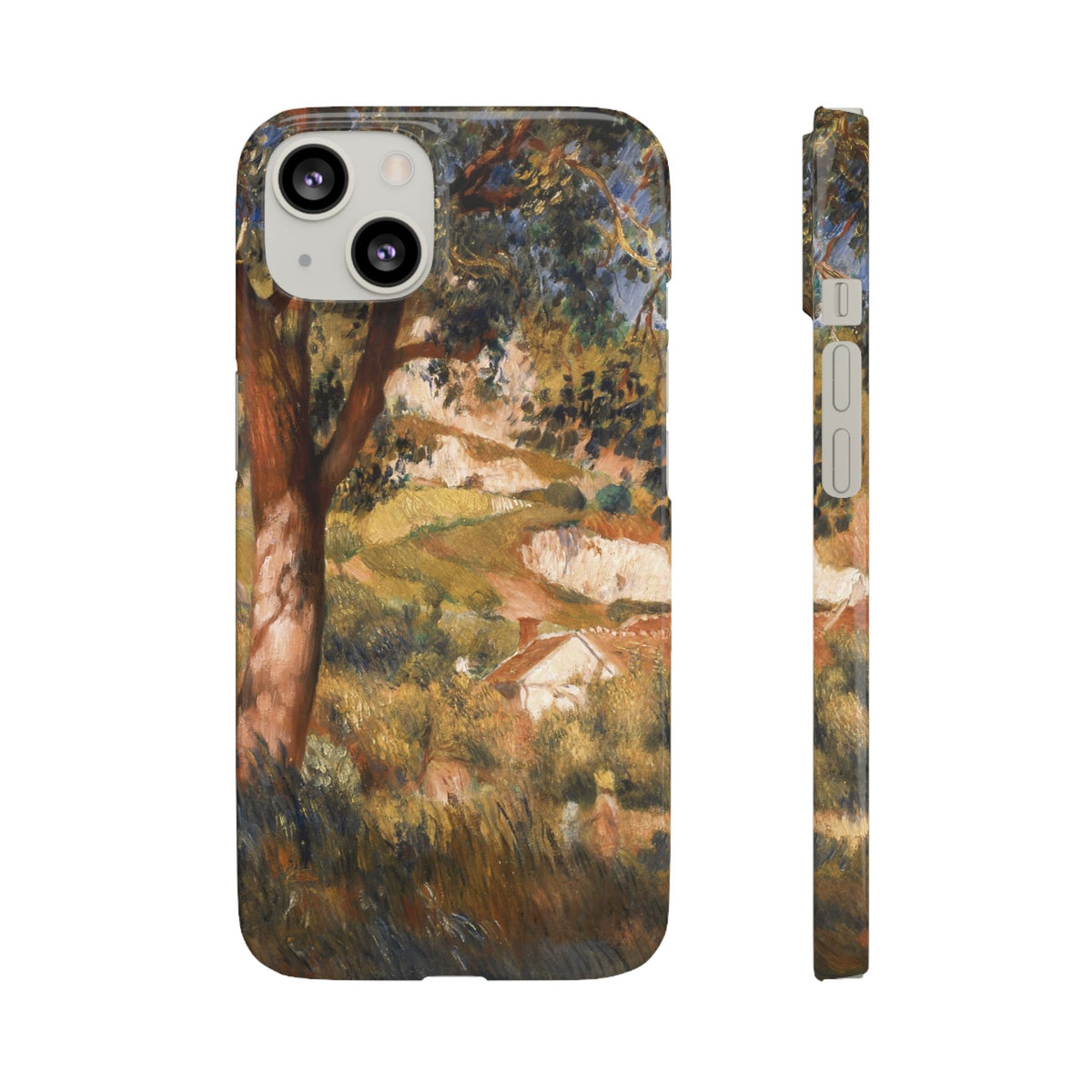 Paysage a La Roche Guyon by Pierre Auguste Renoir - iPhone Slim Case