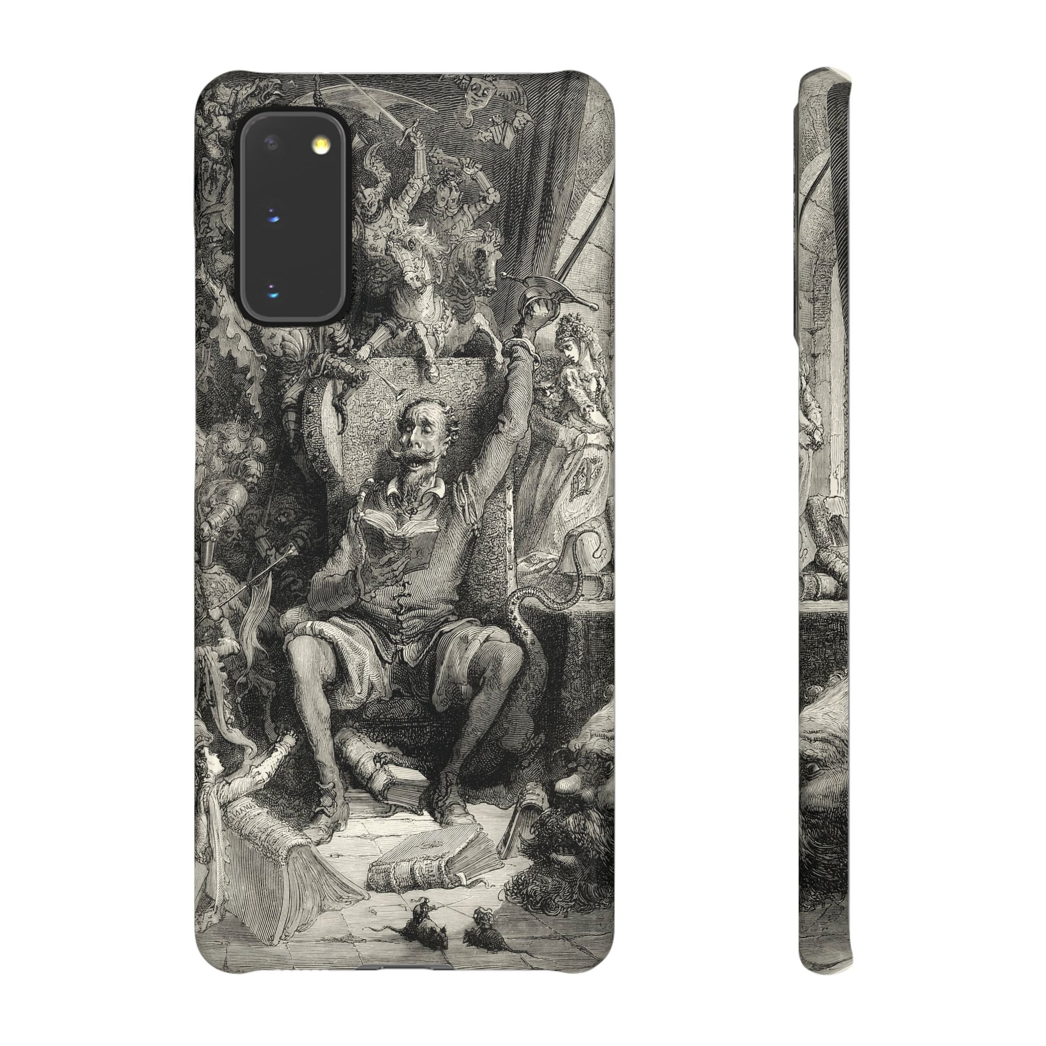 Don Quixote and His Visions by Gustave Doré - Samsung Slim Case