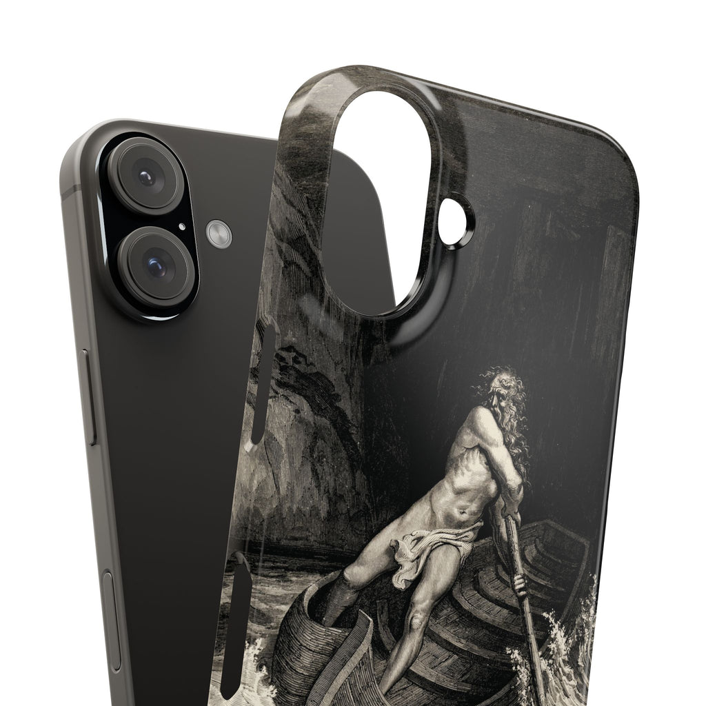 Canto III - Charon by Gustave Doré - iPhone Slim Case