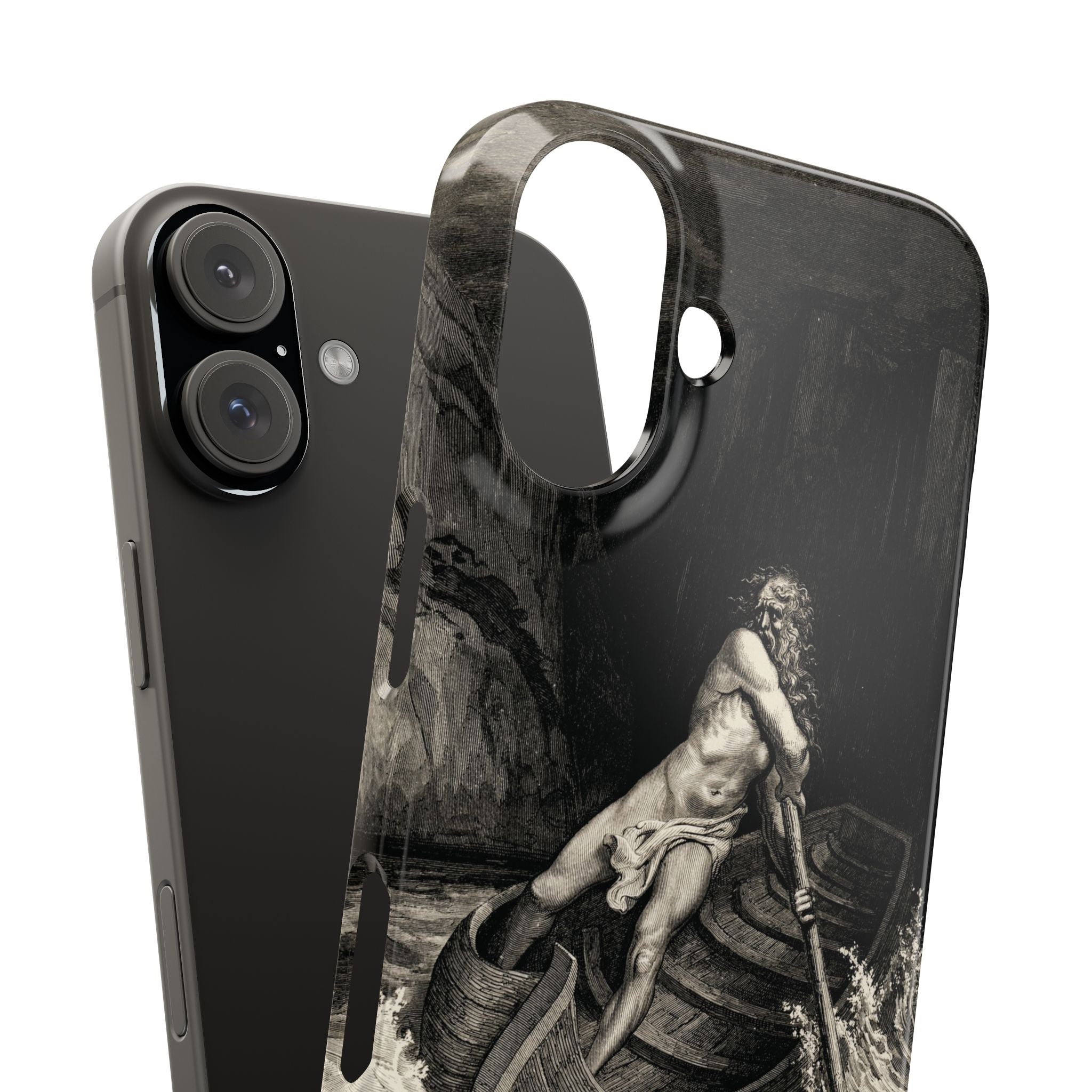 Canto III - Charon by Gustave Doré - iPhone Slim Case