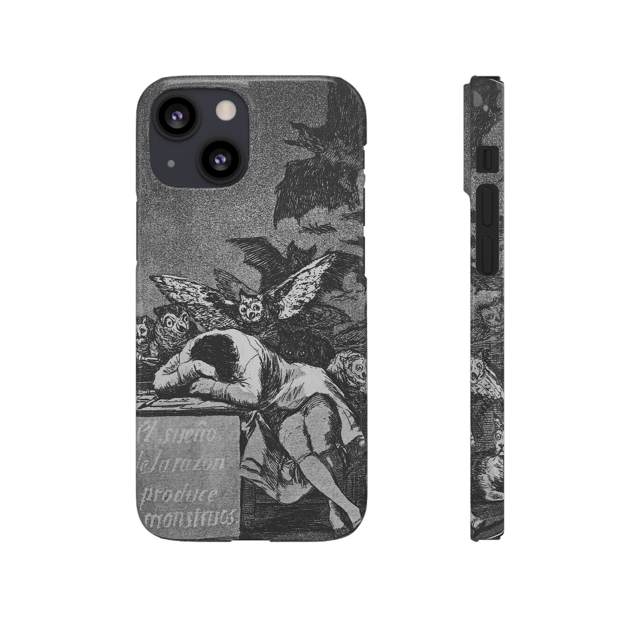The Sleep of Reason Produces Monsters by Francisco Goya - iPhone Slim Case