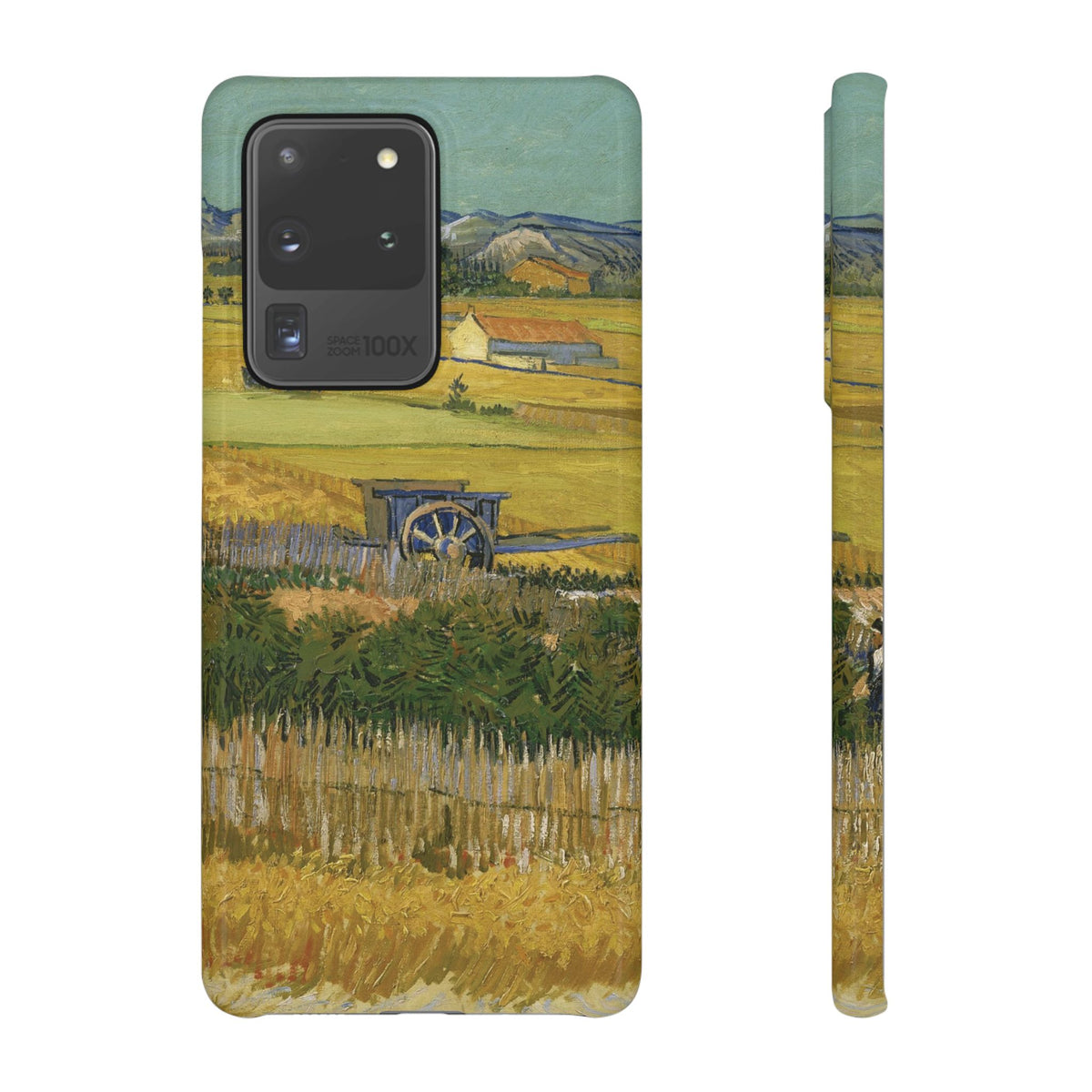 Harvest at La Crau by Vincent van Gogh - Samsung Slim Case