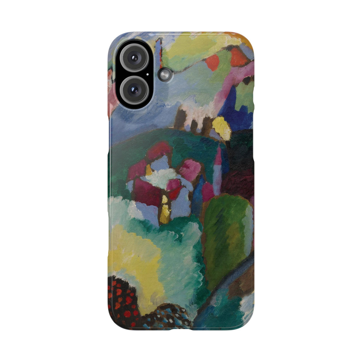 Landscape with Factory Chimney by Vasily Kandinsky - iPhone Slim Case