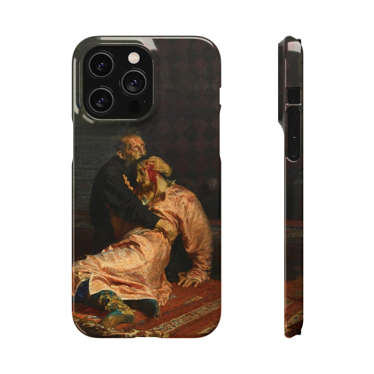 Ivan the Terrible and His Son by Ilya Repin - iPhone Slim Case