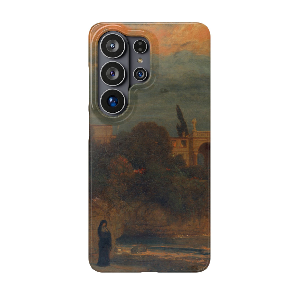 Villa by the Sea by Arnold Böcklin - Samsung Slim Case