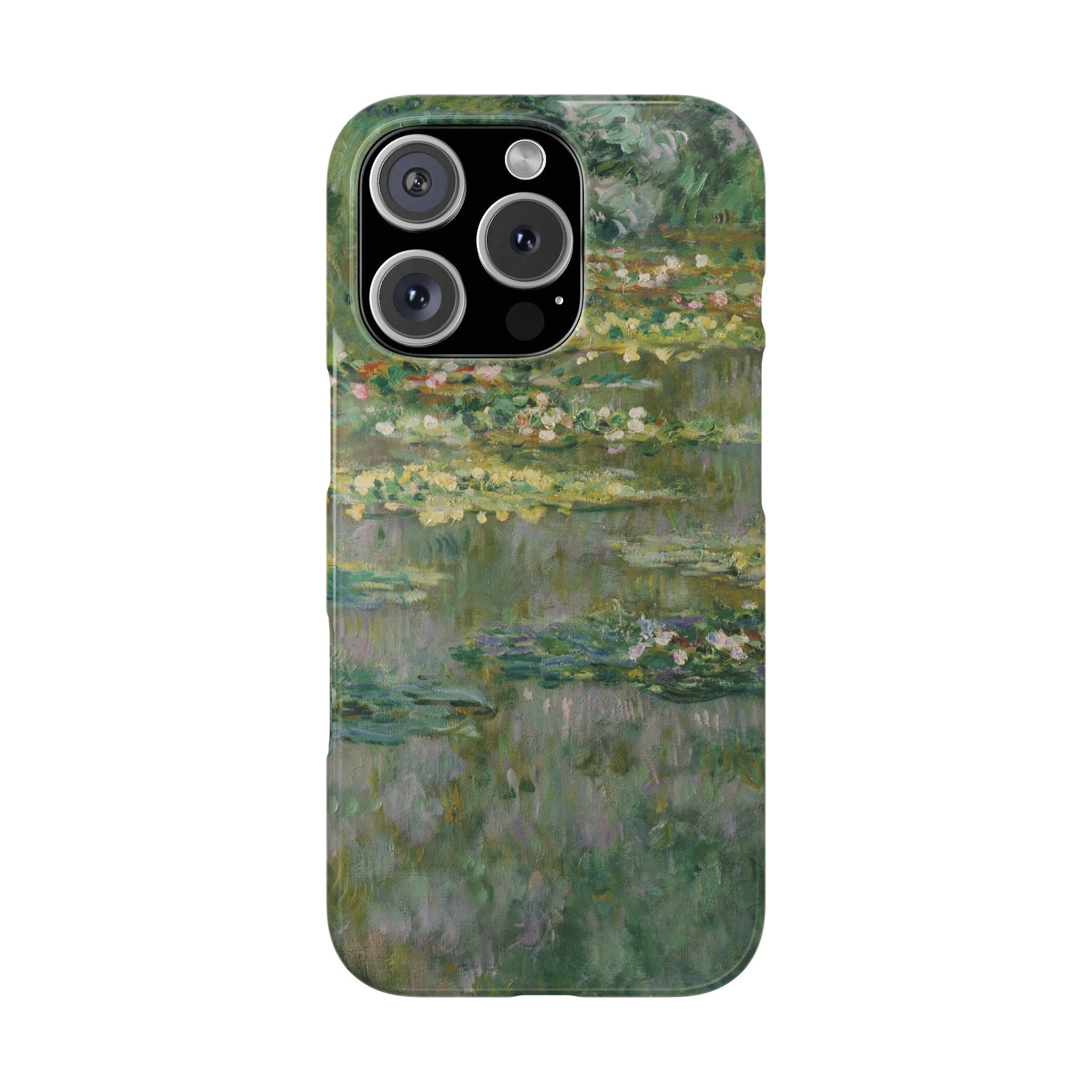 Le Bassin des Nymphéas by Claude Monet - iPhone Slim Case