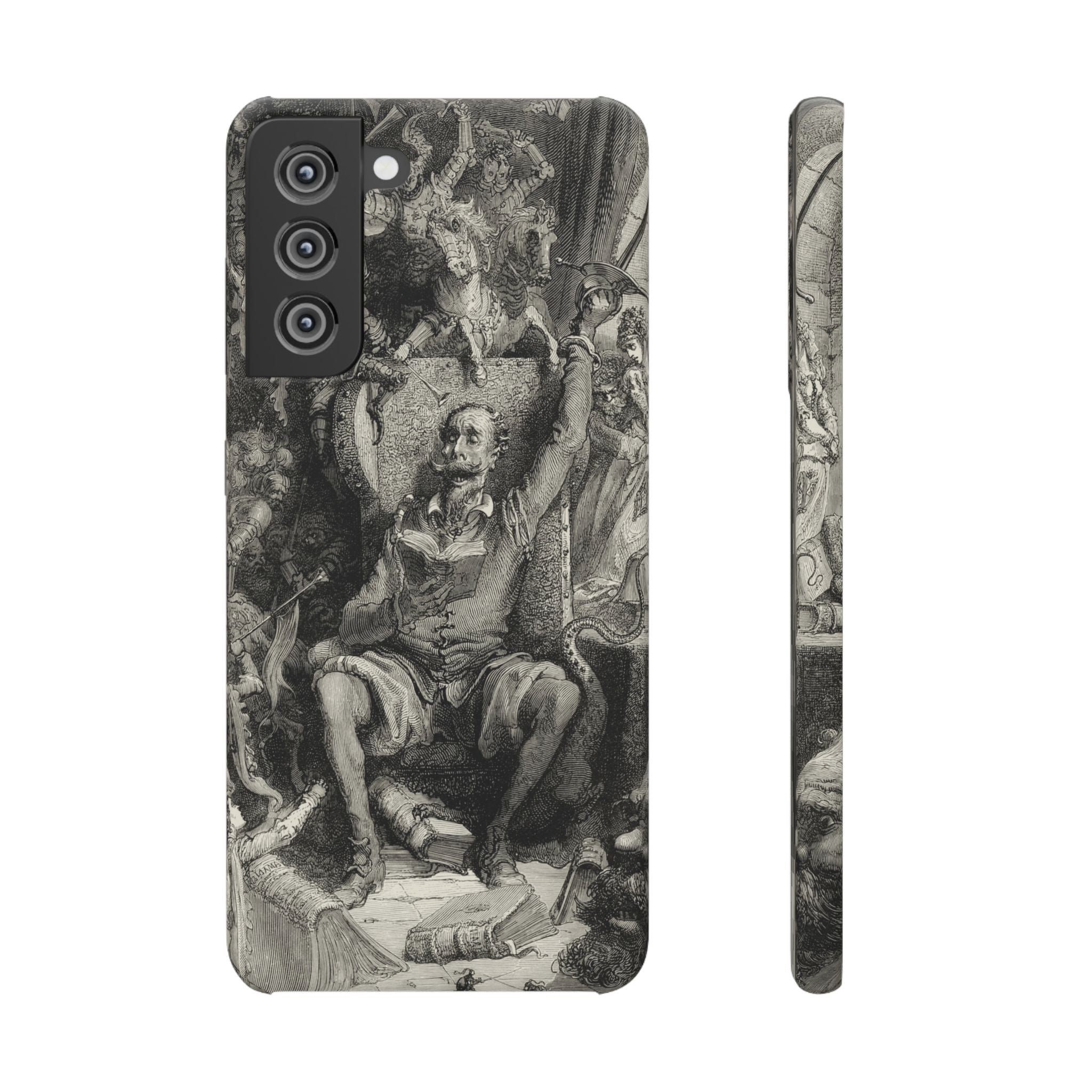 Don Quixote and His Visions by Gustave Doré - Samsung Slim Case