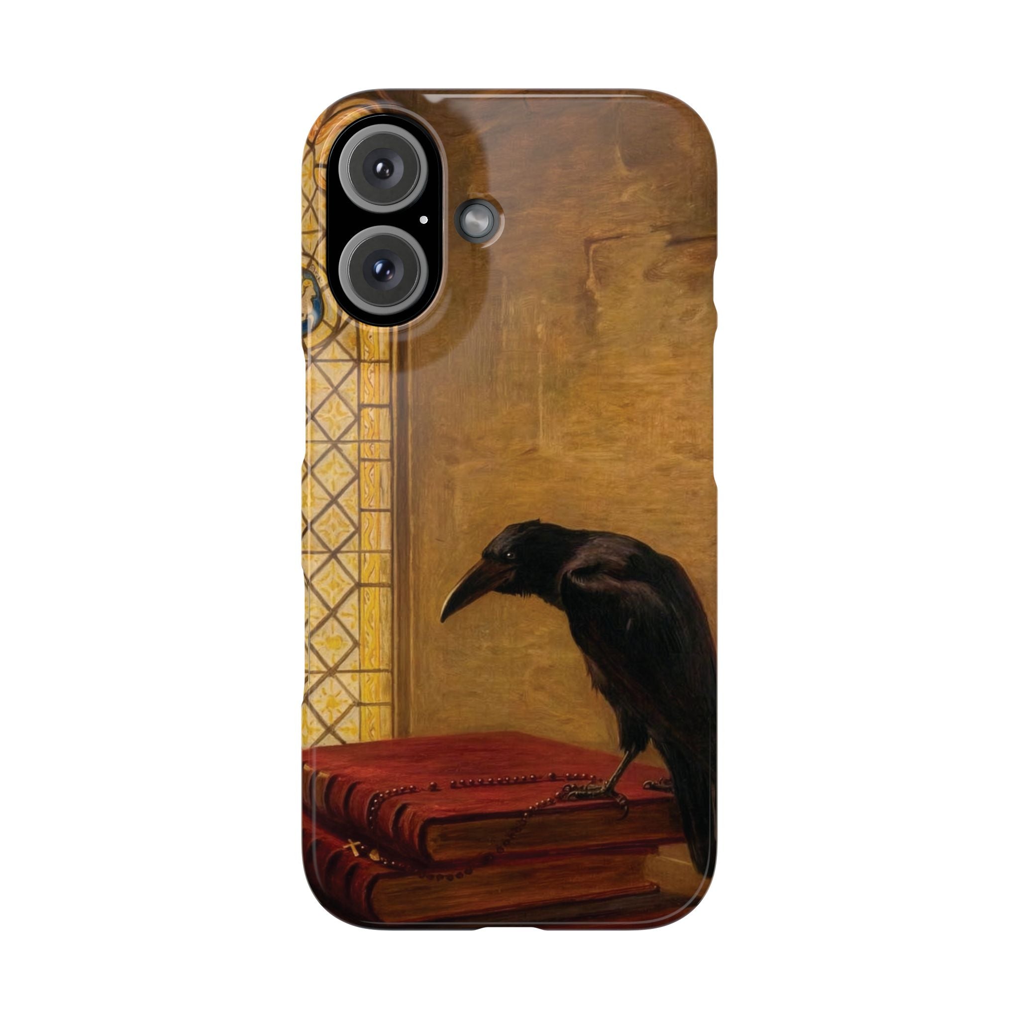 A Saint, from Jackdaw of Rheims by Briton Riviere - iPhone Slim Case