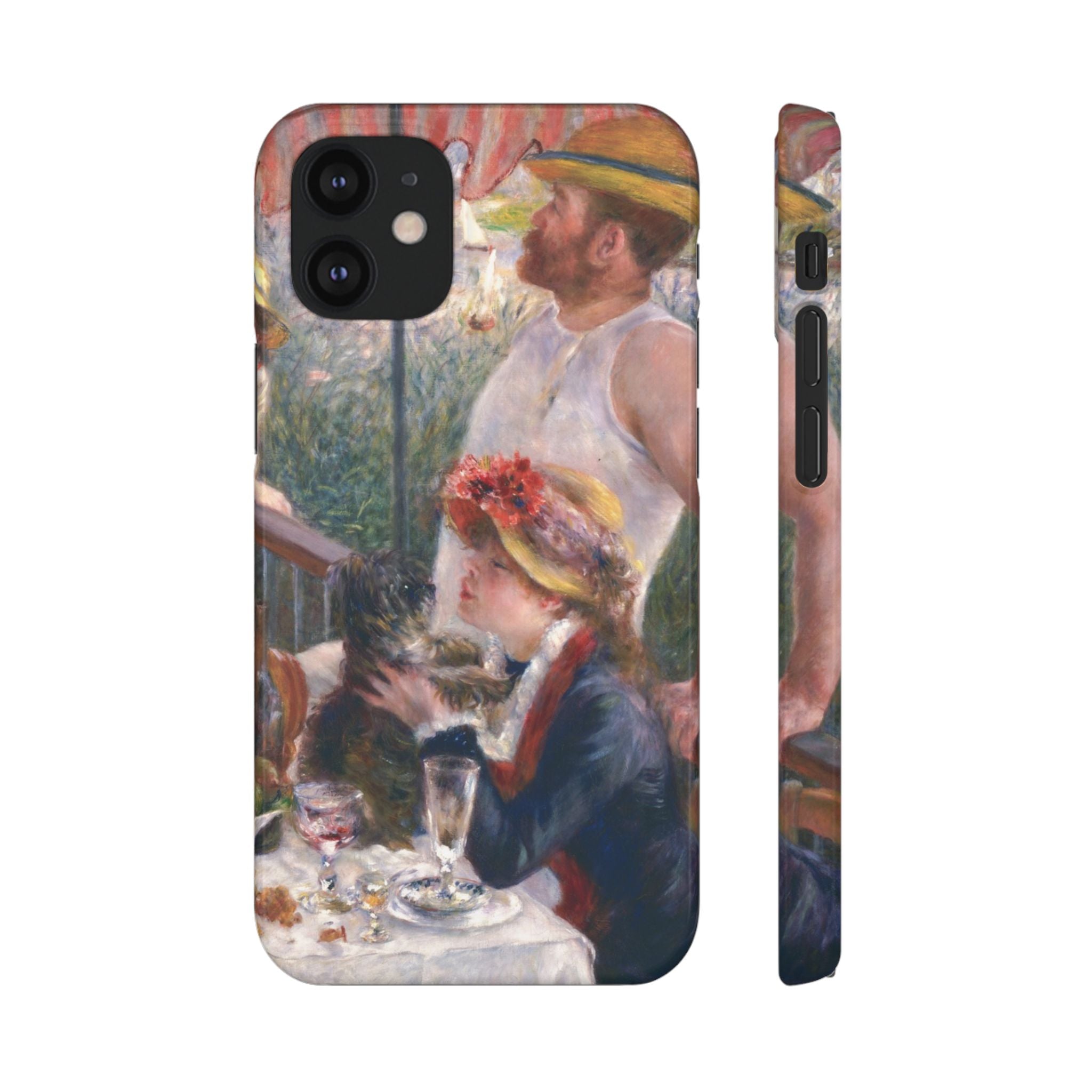 Luncheon of the Boating Party by Pierre Auguste Renoir - iPhone Slim Case