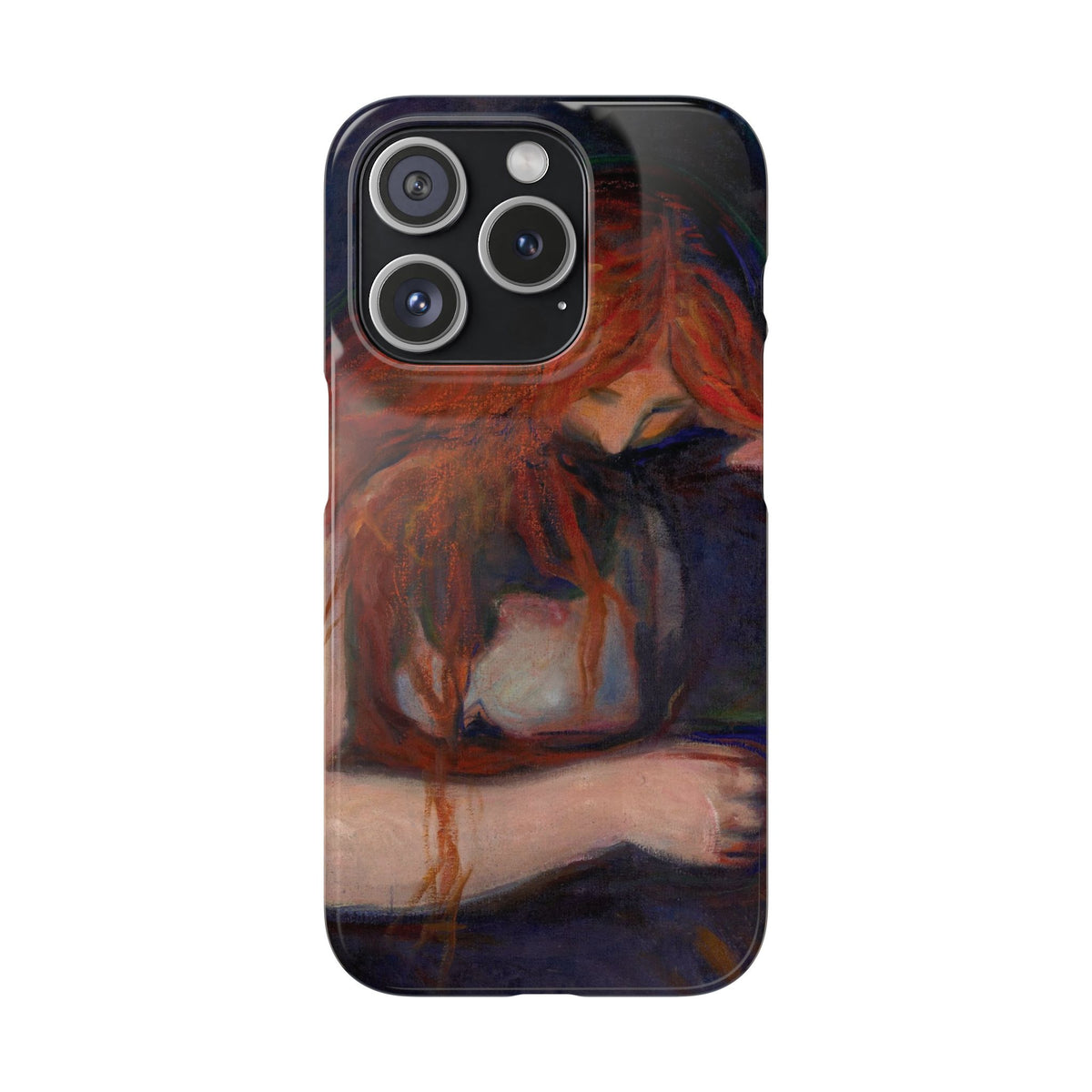 Vampire by Edvard Munch - iPhone Slim Case