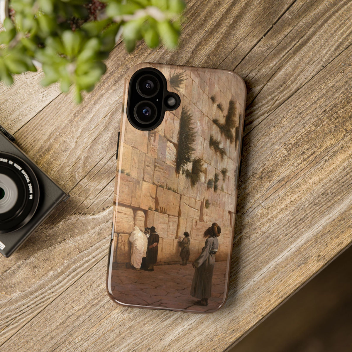 Le Mur des Lamentations by Jean-Leon Gerome - iPhone Tough Case