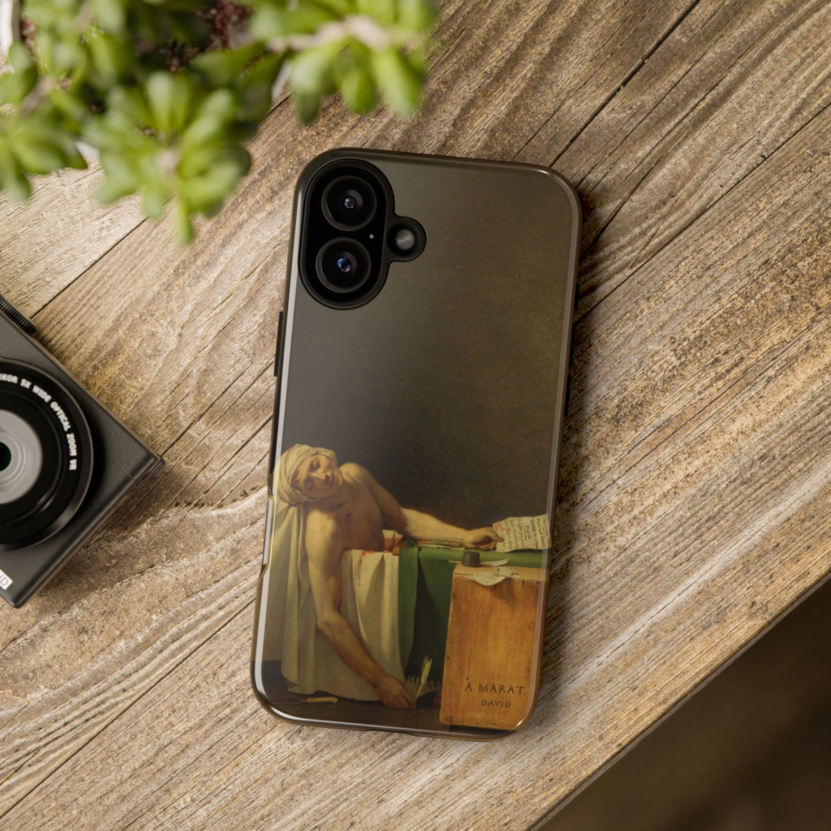 The Death of Marat by Jacques-Louis David - iPhone Tough Case