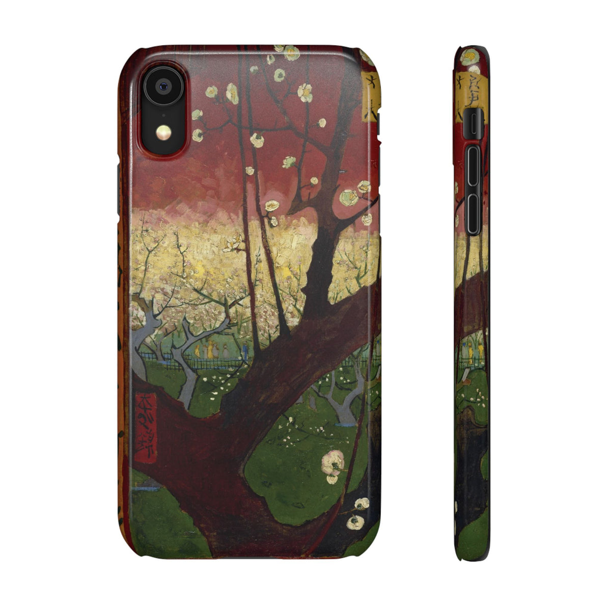 Flowering Plum Tree after Hiroshige by Vincent van Gogh - iPhone Slim Case