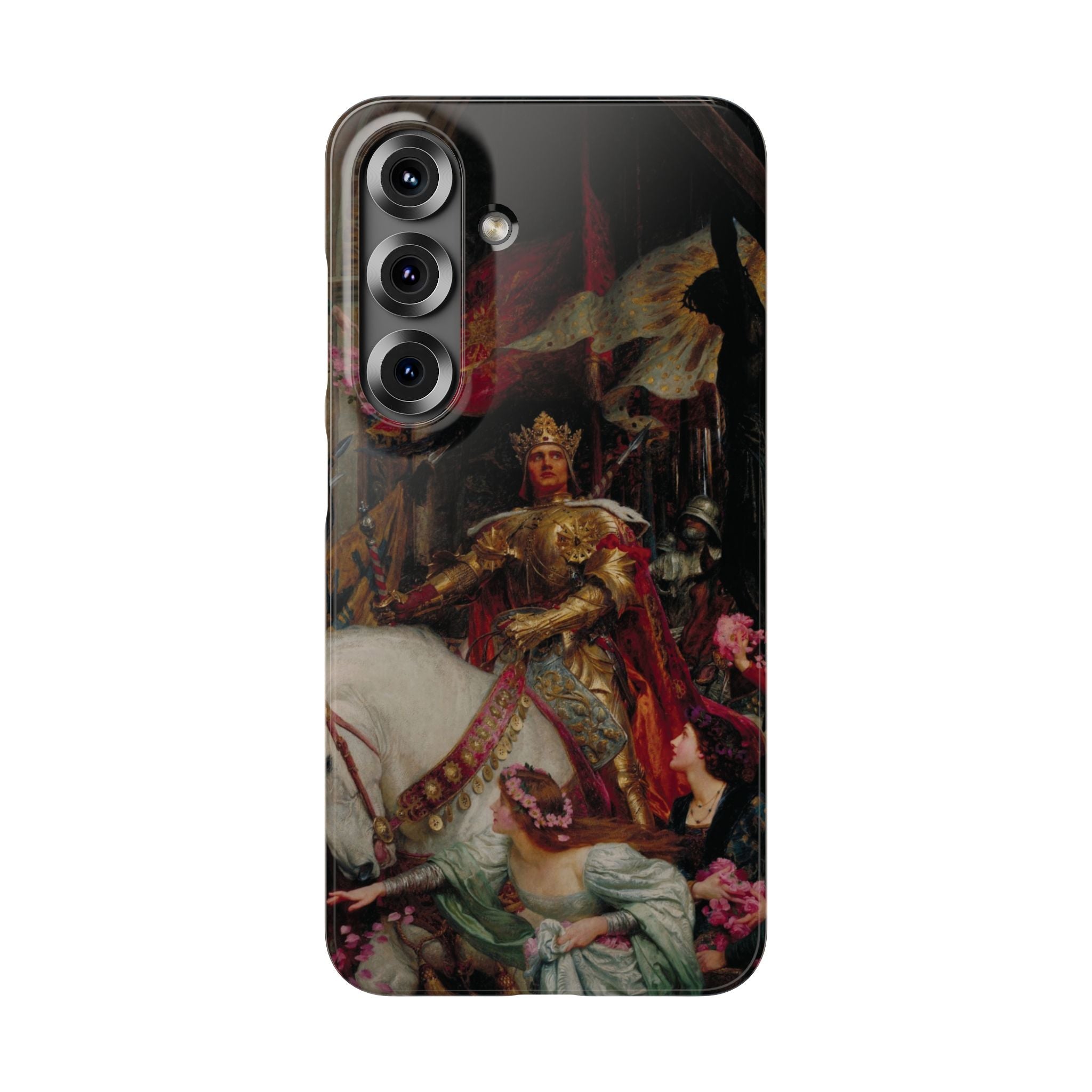 The Two Crowns by Frank Dicksee - Samsung Slim Case