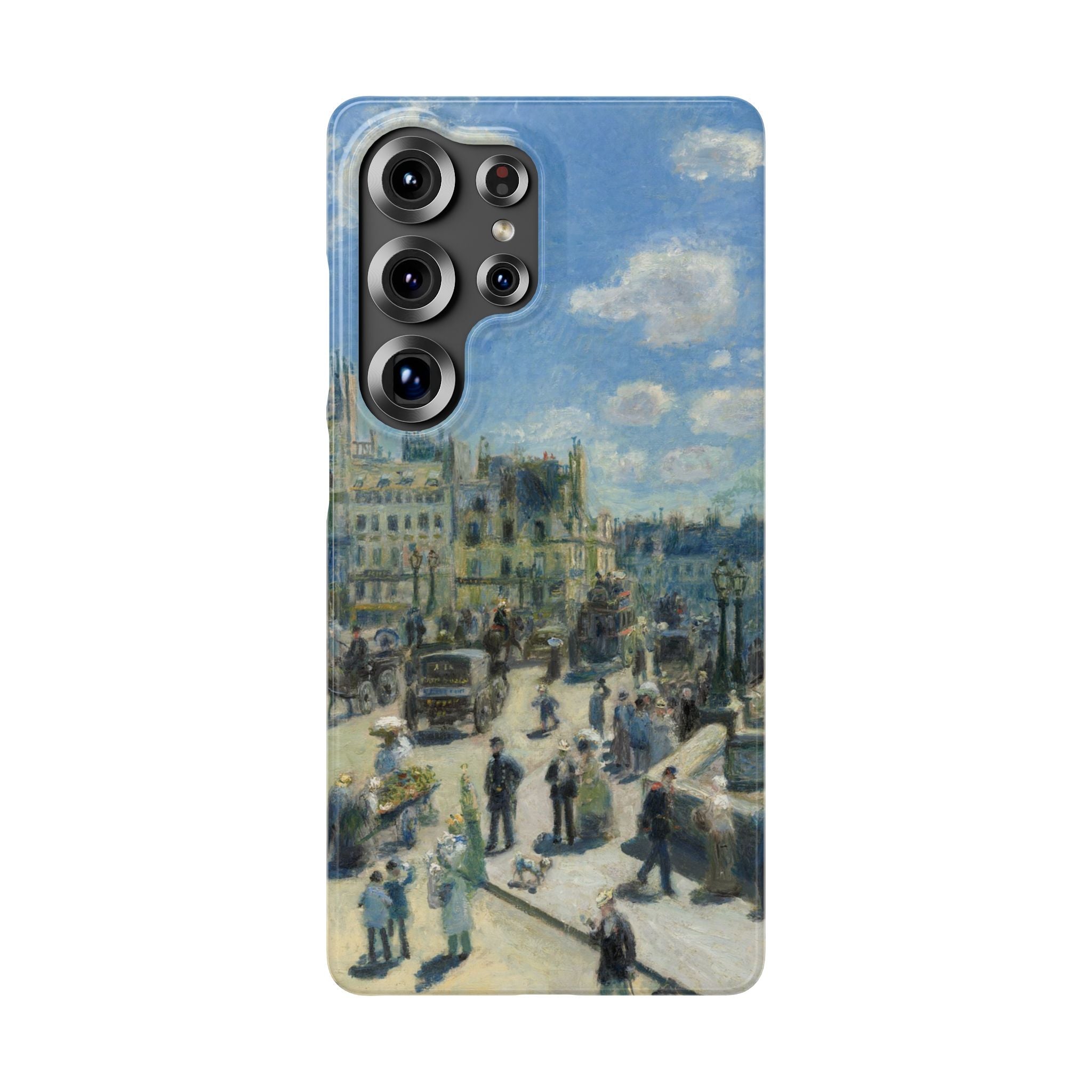 Pont Neuf Paris by Pierre Auguste Renoir - Samsung Slim Case
