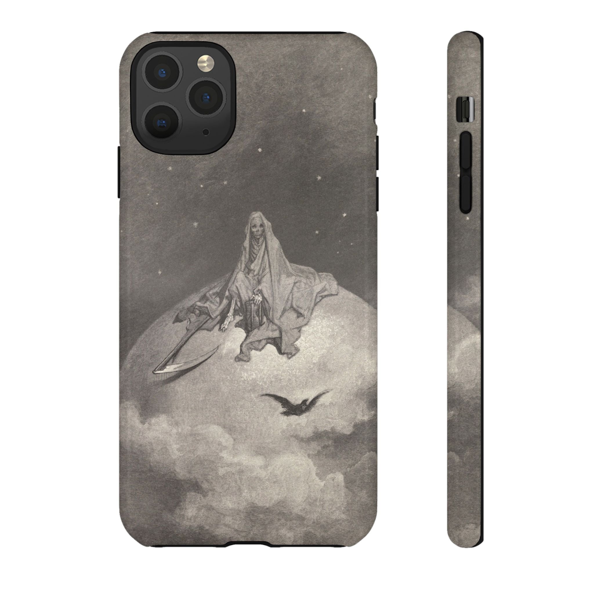 Doubting, dreaming dreams no mortal ever dared to dream before by Gustave Doré - iPhone Tough Case