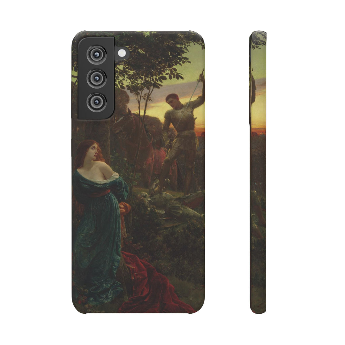 Chivalry by Frank Dicksee - Samsung Slim Case