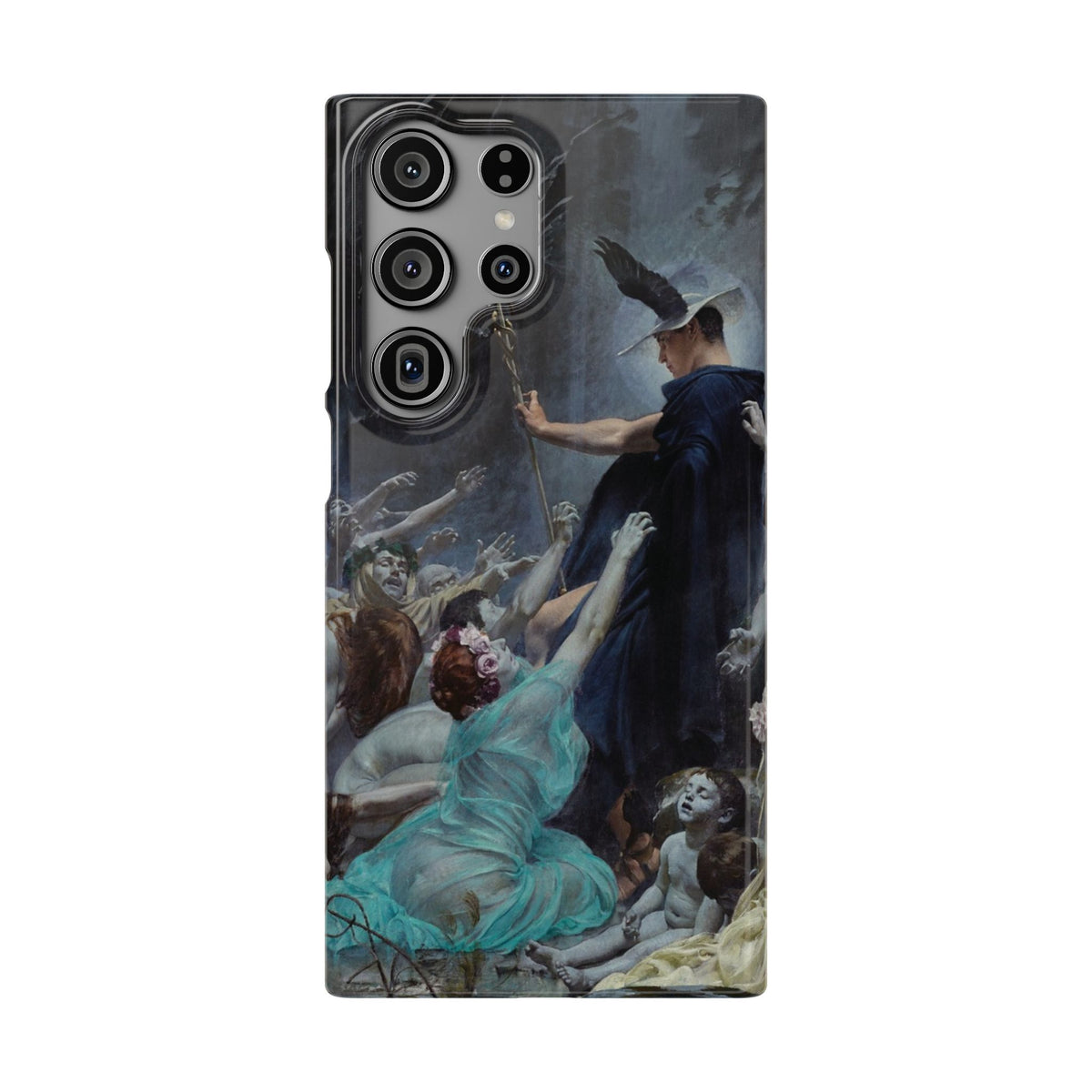 The Souls of Acheron by Adolf Hiremy-Hirschl - Samsung Slim Case