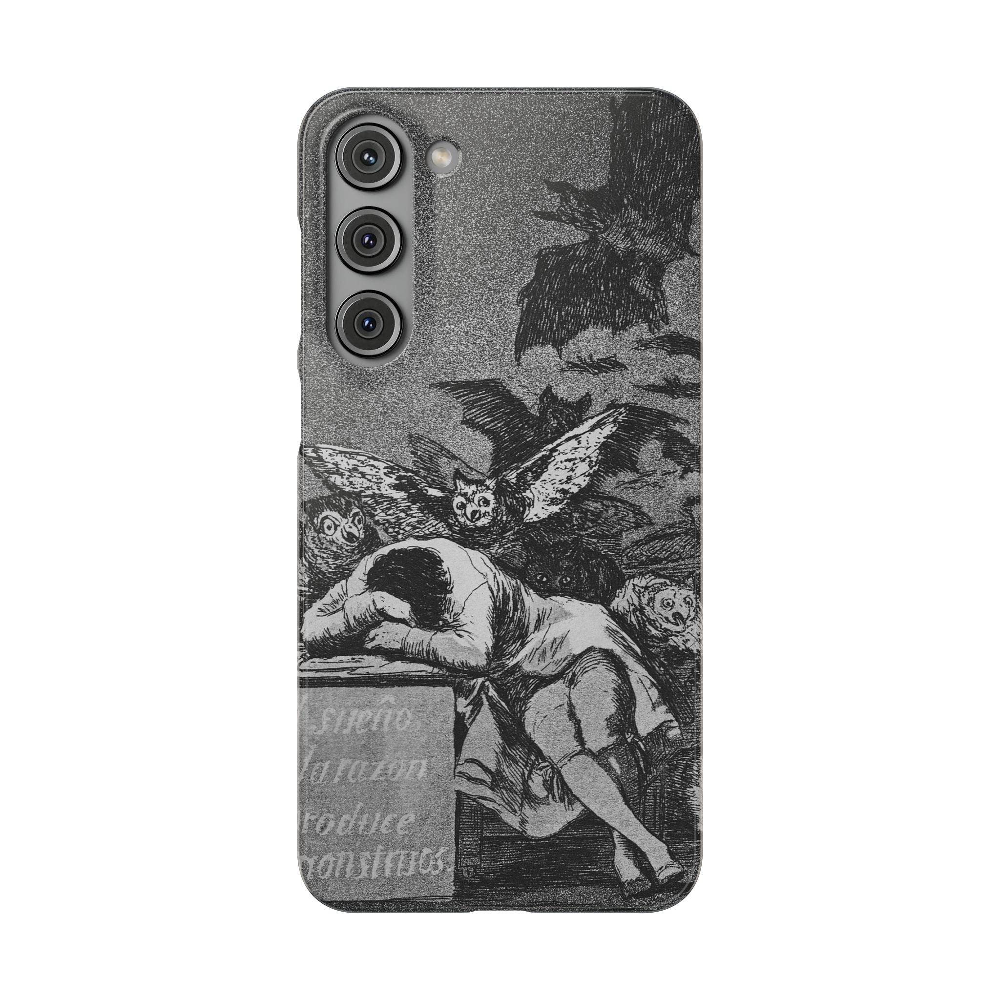 The Sleep of Reason Produces Monsters by Francisco Goya - Samsung Slim Case