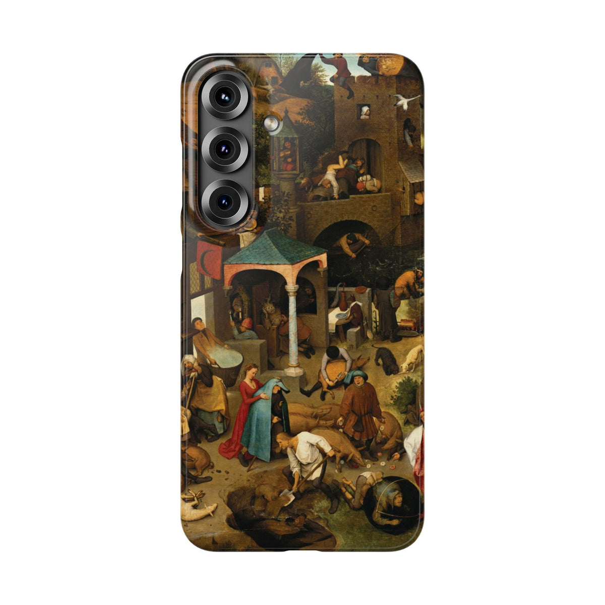 The Dutch Proverbs by Pieter Bruegel the Elder - Samsung Slim Case