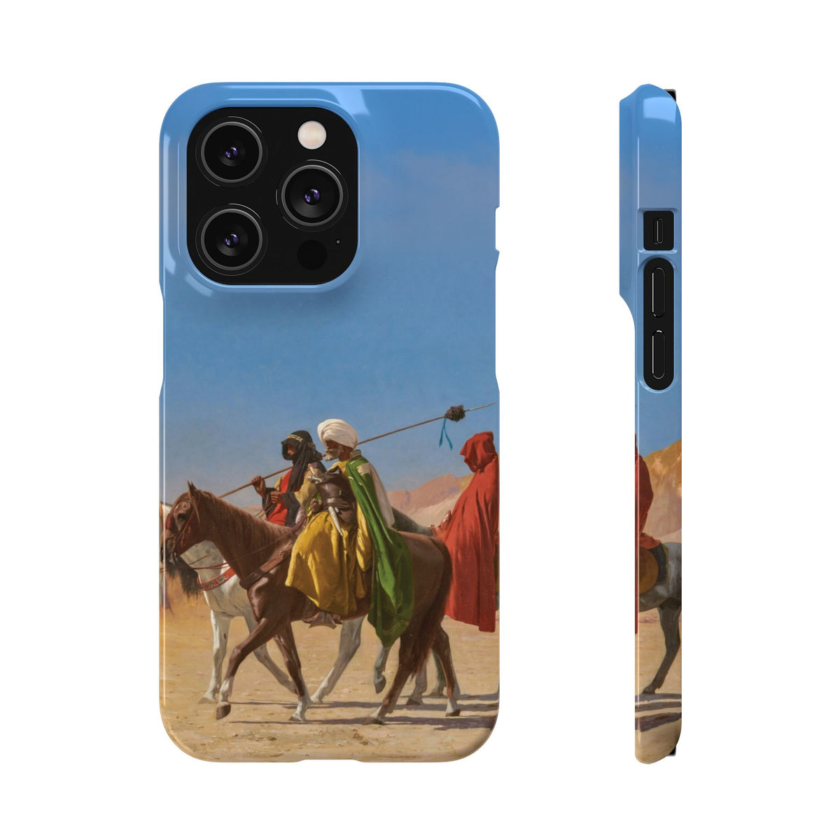 Riders Crossing The Desert by Jean-Leon Gerome - iPhone Slim Case