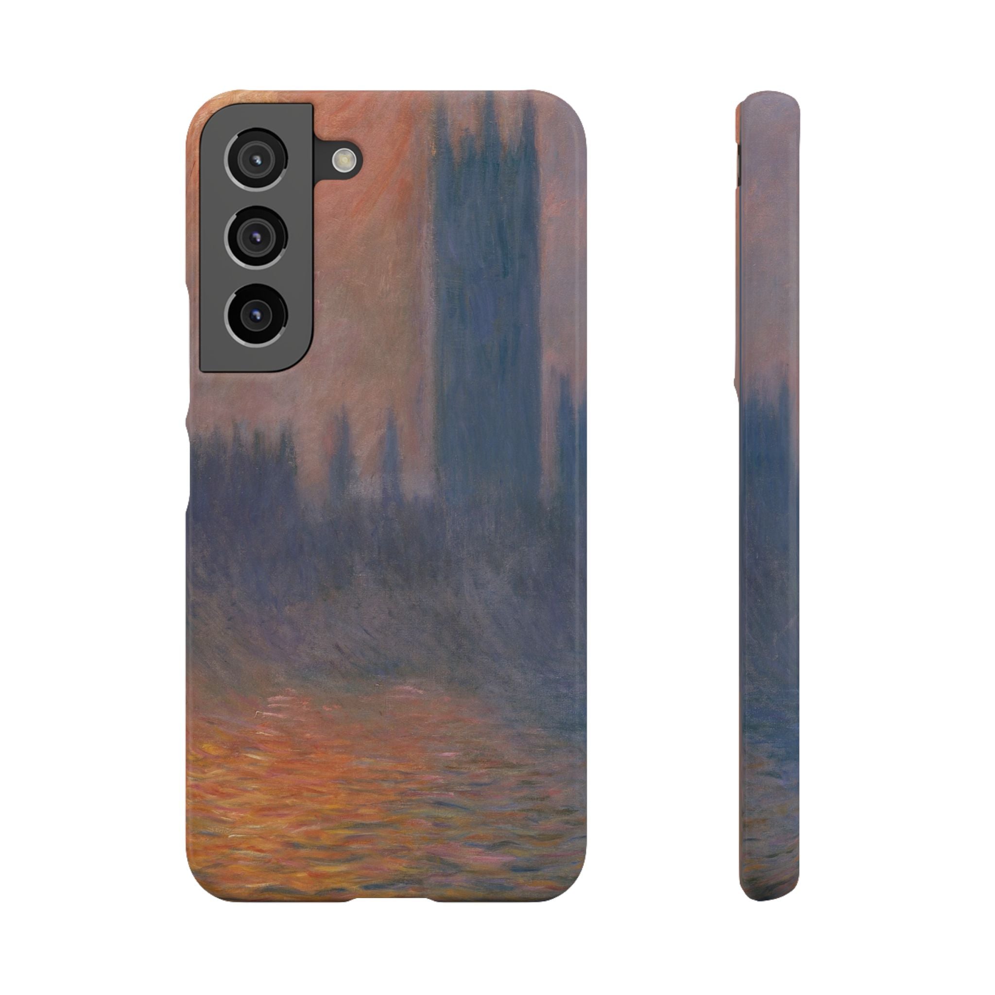 The Houses of Parliament Sunset by Claude Monet - Samsung Slim Case