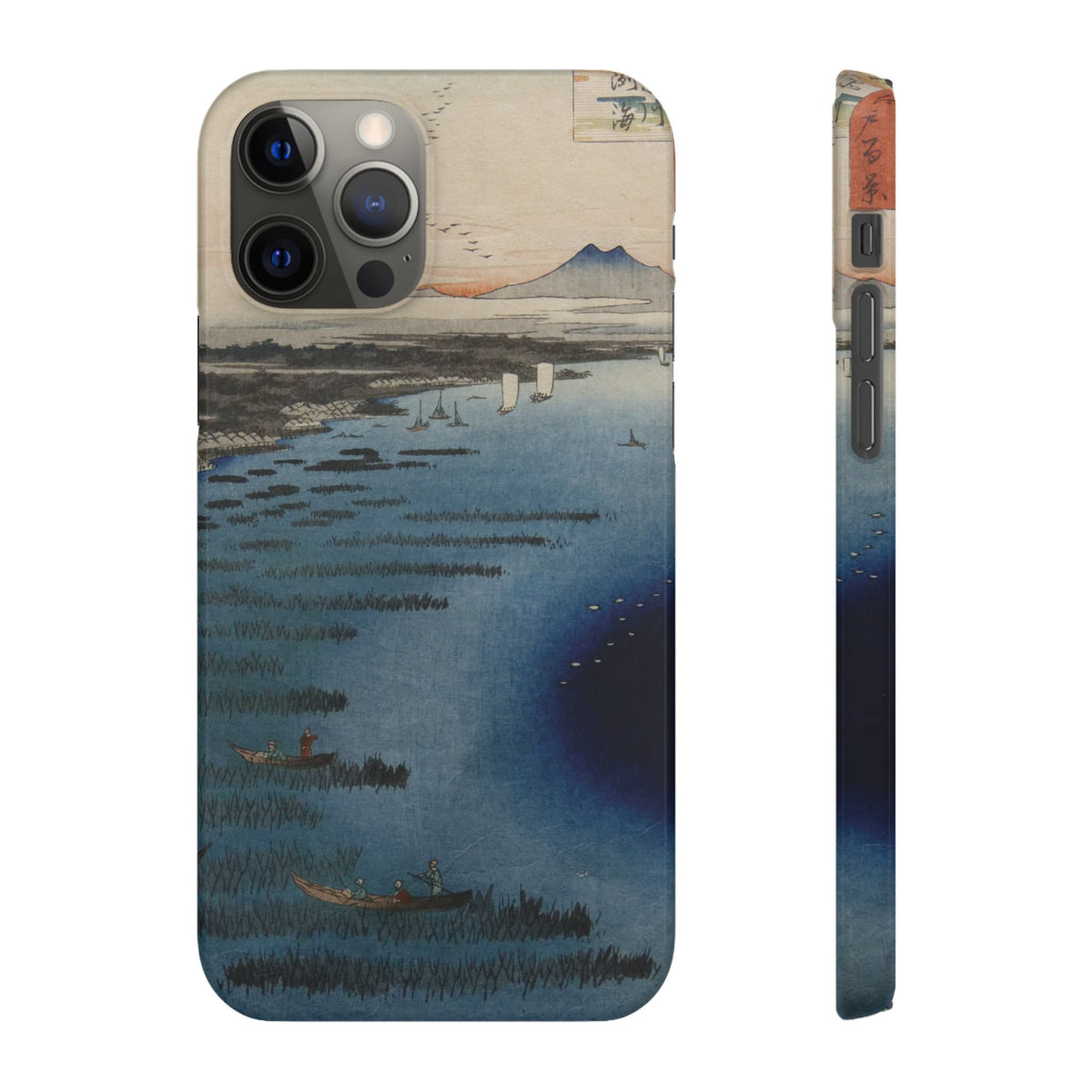 Minami Shinagawa and Samezu Coast by Utagawa Hiroshige - iPhone Slim Case