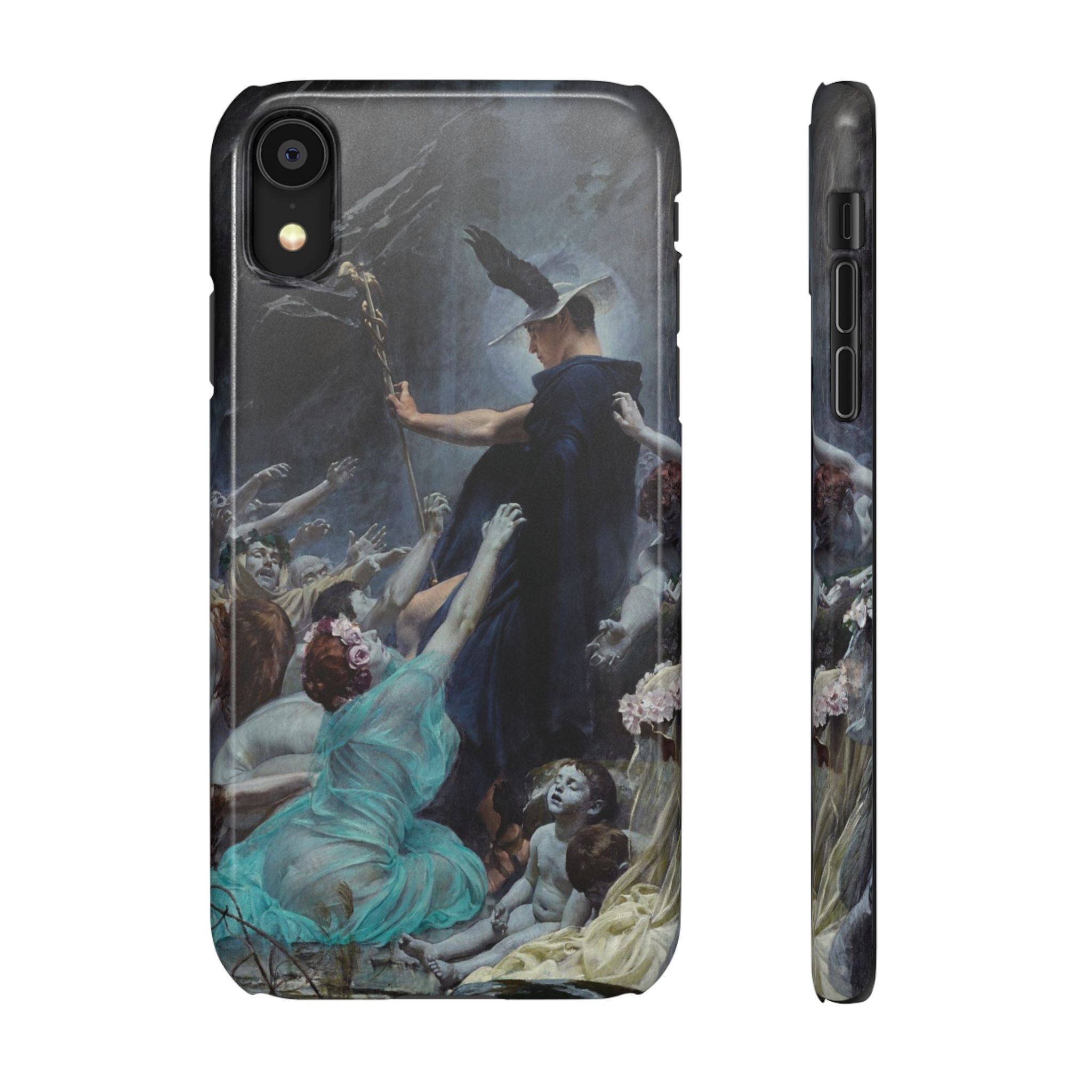The Souls of Acheron by Adolf Hiremy-Hirschl - iPhone Slim Case