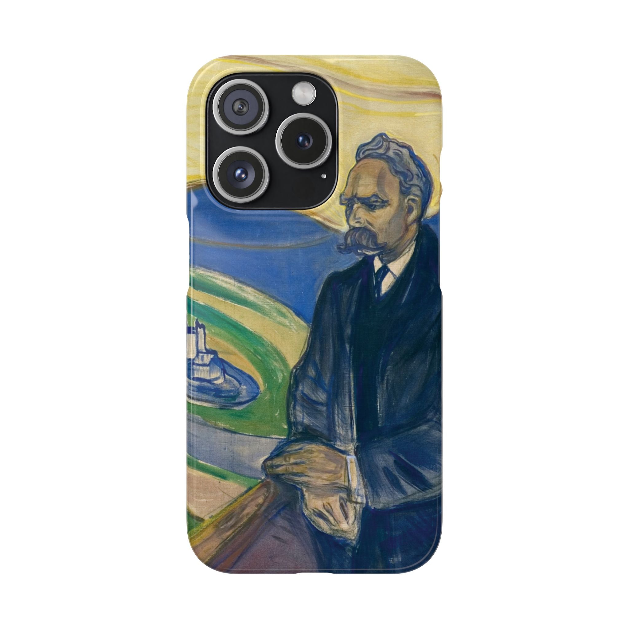 Portrait of Friedrich Nietzsche by Edvard Munch - iPhone Slim Case