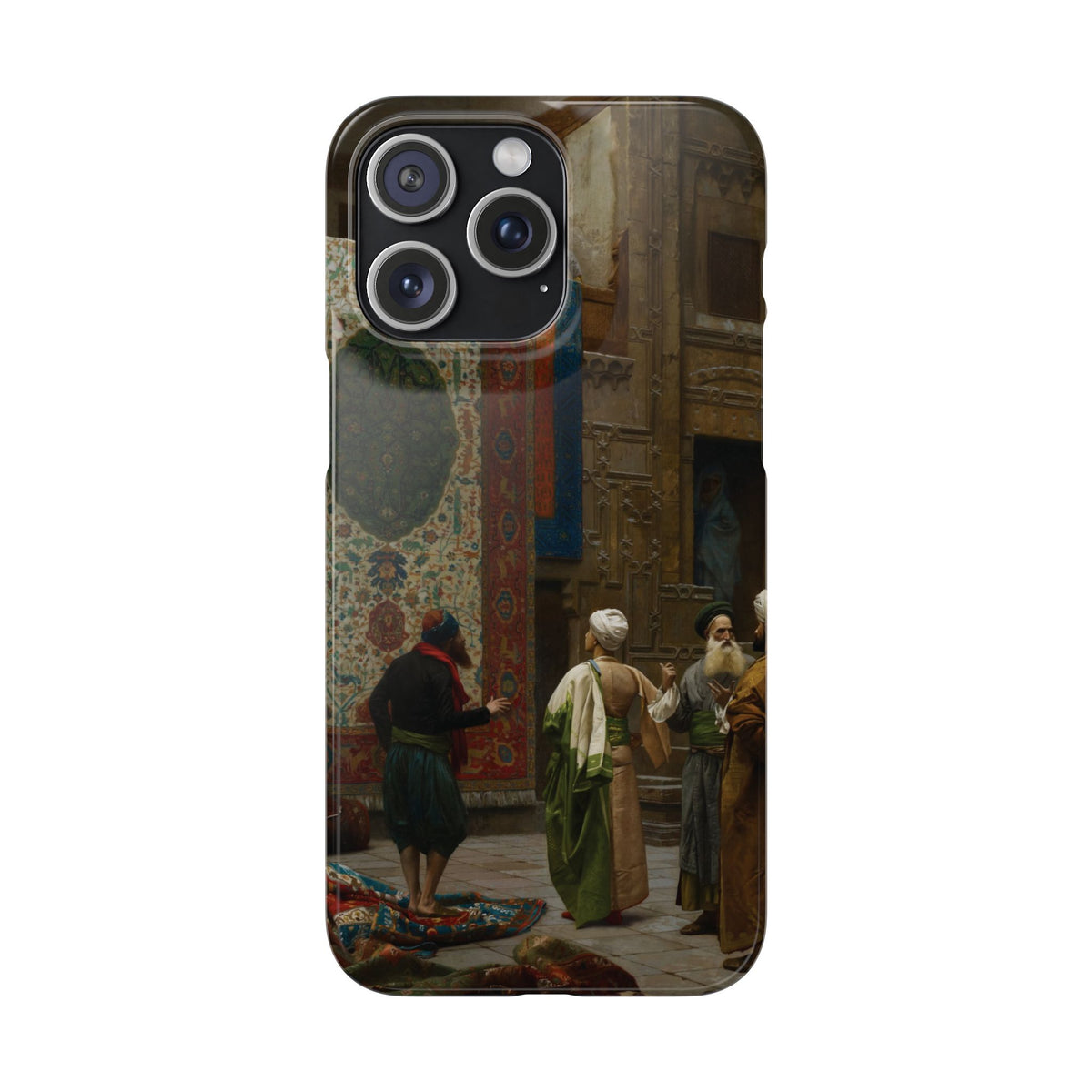 The Carpet Merchant by Jean-Leon Gerome - iPhone Slim Case