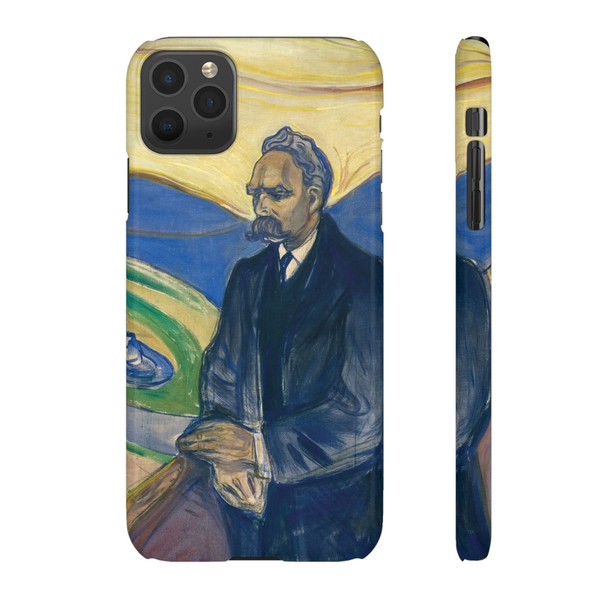 Portrait of Friedrich Nietzsche by Edvard Munch - iPhone Slim Case