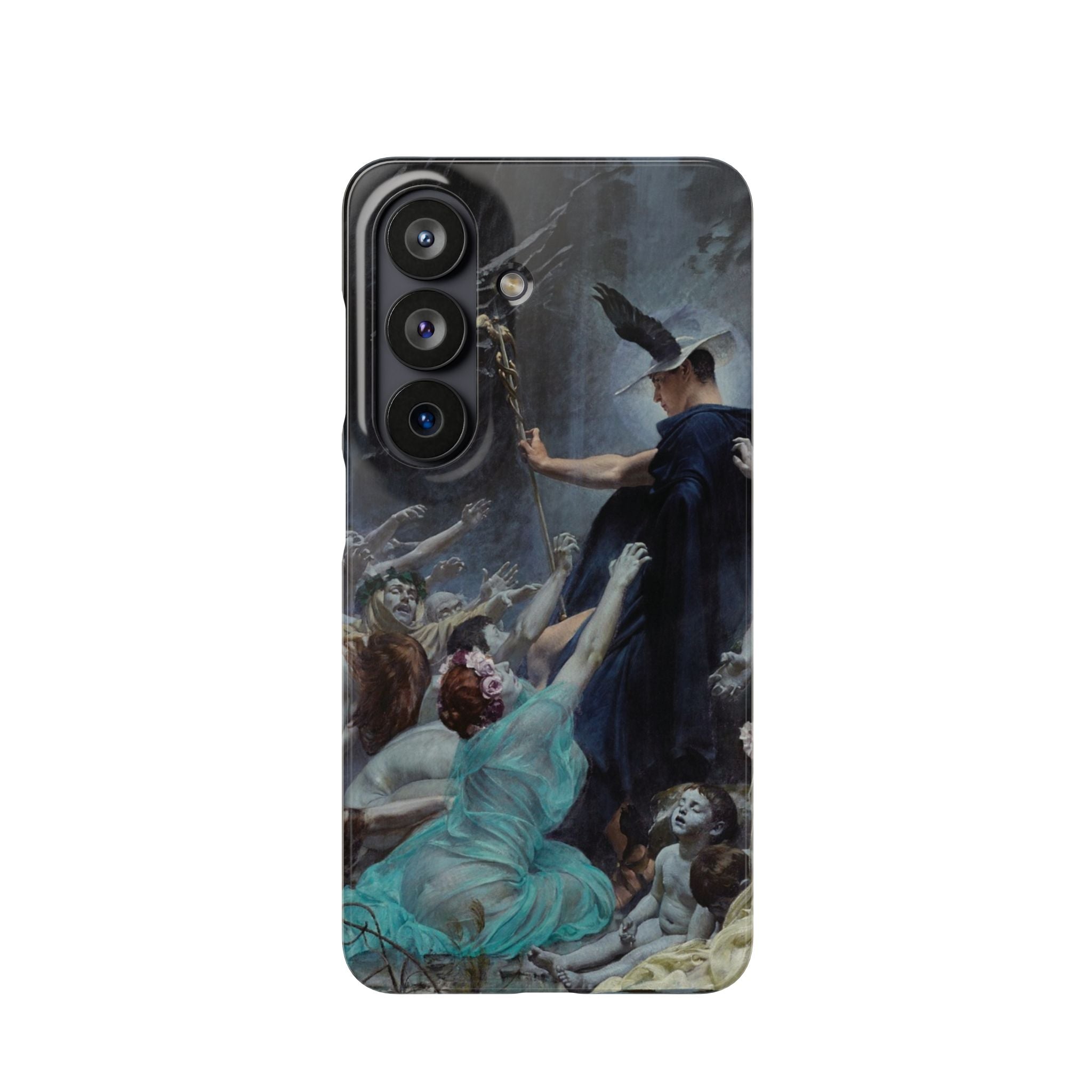The Souls of Acheron by Adolf Hiremy-Hirschl - Samsung Slim Case
