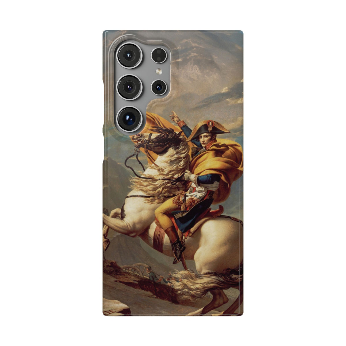 Napoleon at the Saint-Bernard Pass by Jacques-Louis David - Samsung Slim Case